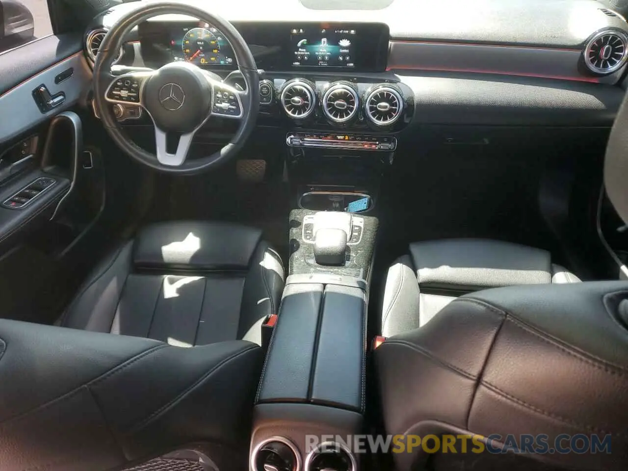 8 fotografías del automóvil dañado WDD3G4FB5KW035535 MERCEDES-BENZ A-CLASS 2019