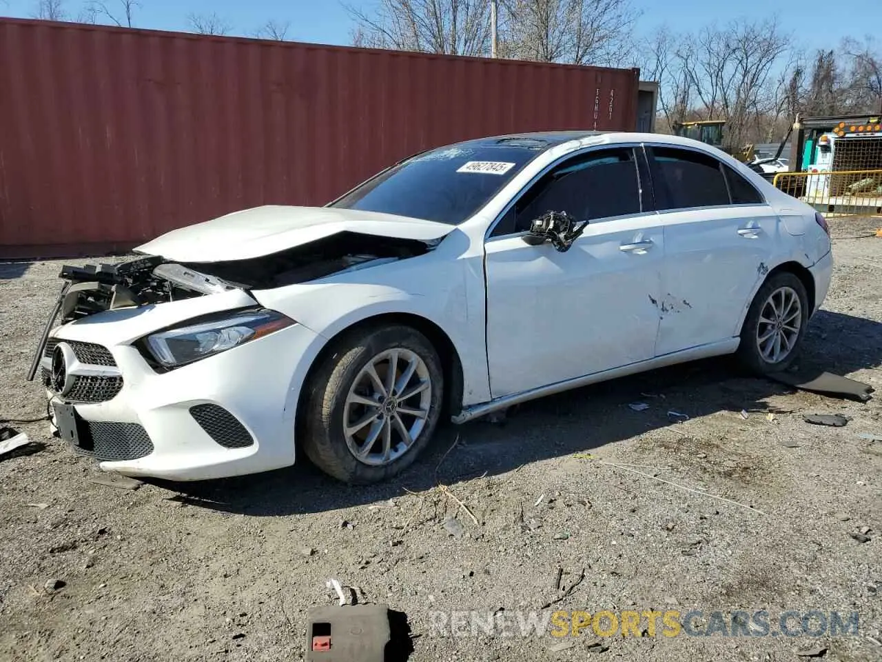 1 fotografías del automóvil dañado WDD3G4FB6KW026911 MERCEDES-BENZ A-CLASS 2019