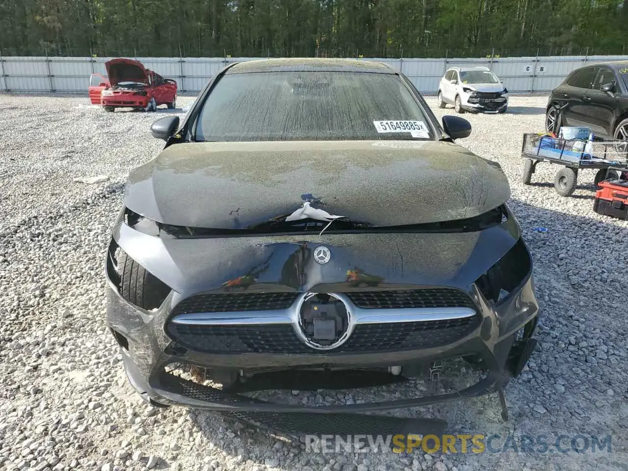 5 fotografías del automóvil dañado WDD3G4FB9KW002196 MERCEDES-BENZ A-CLASS 2019