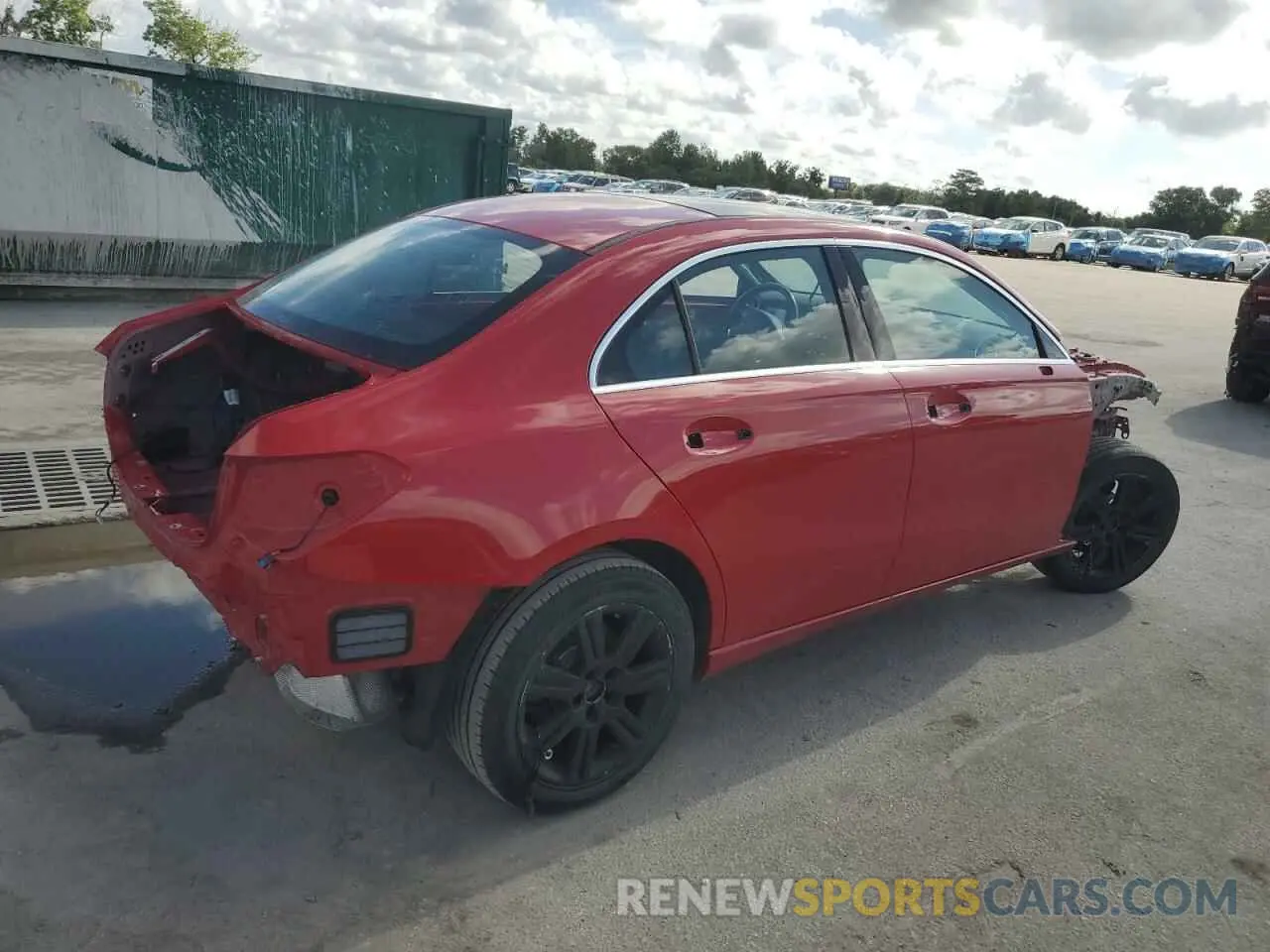3 fotografías del automóvil dañado W1K3G4EB6LW046899 MERCEDES-BENZ A-CLASS 2020
