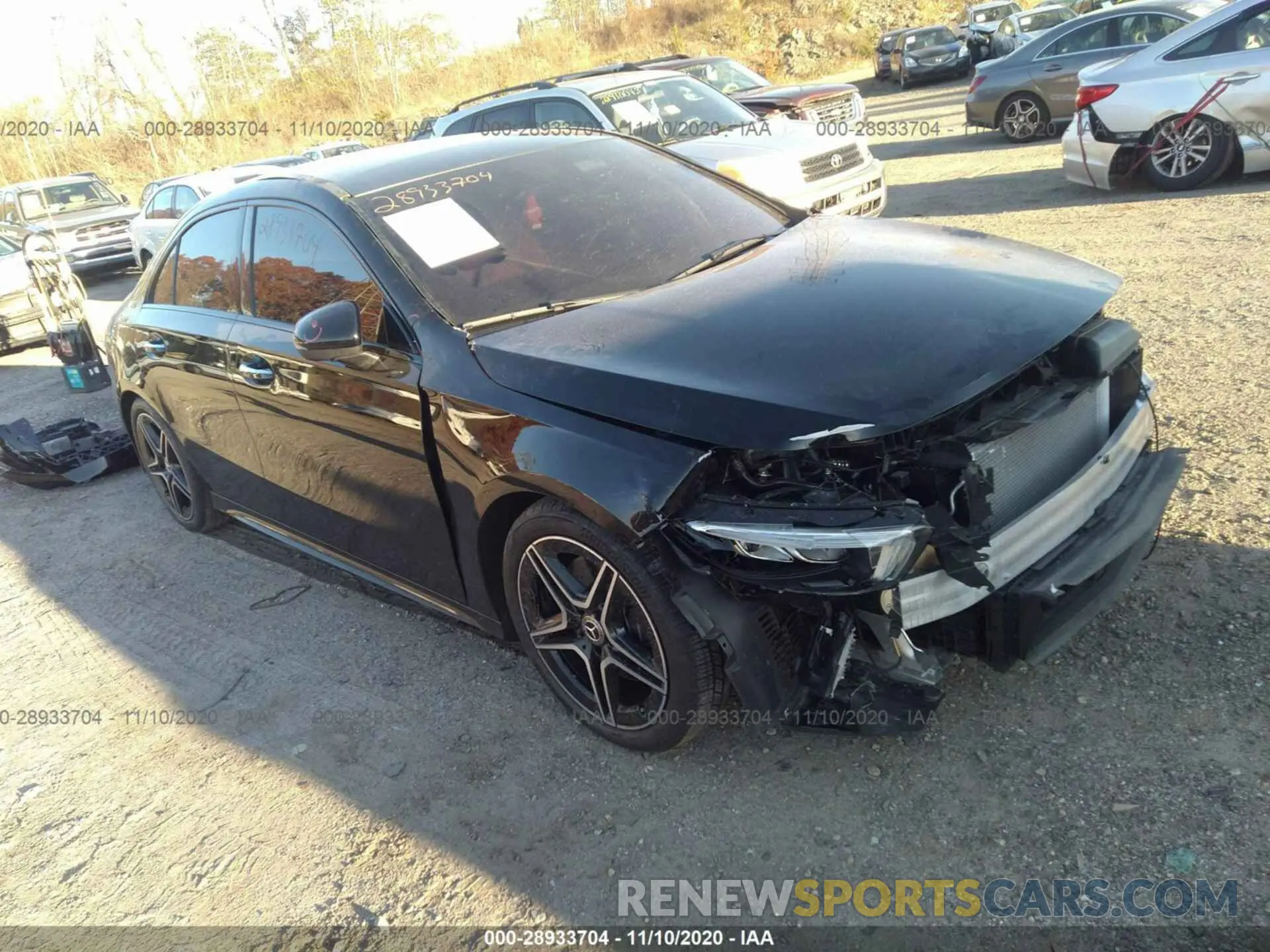 1 fotografías del automóvil dañado W1K3G4FB1LJ202200 MERCEDES-BENZ A-CLASS 2020