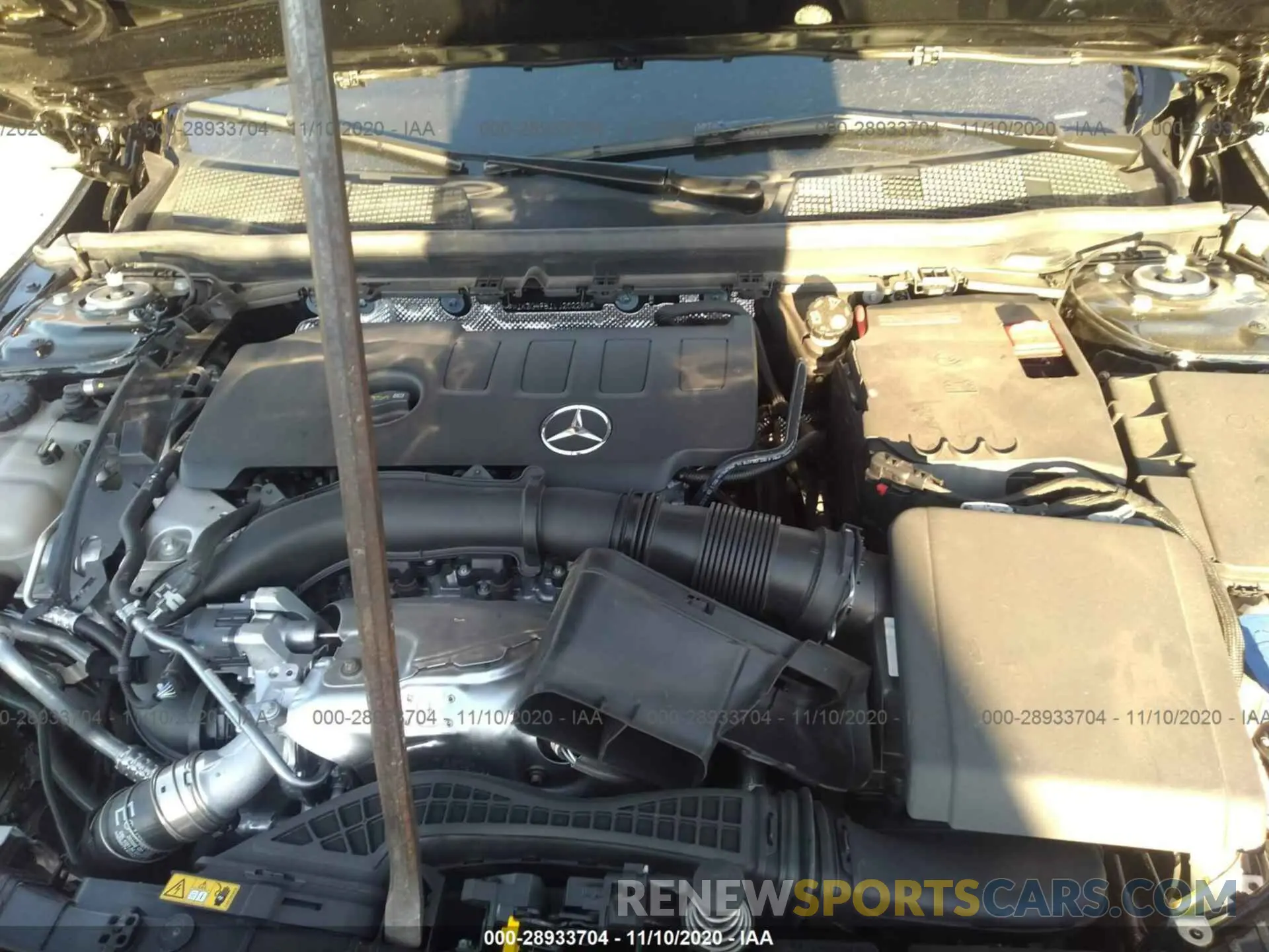 10 fotografías del automóvil dañado W1K3G4FB1LJ202200 MERCEDES-BENZ A-CLASS 2020