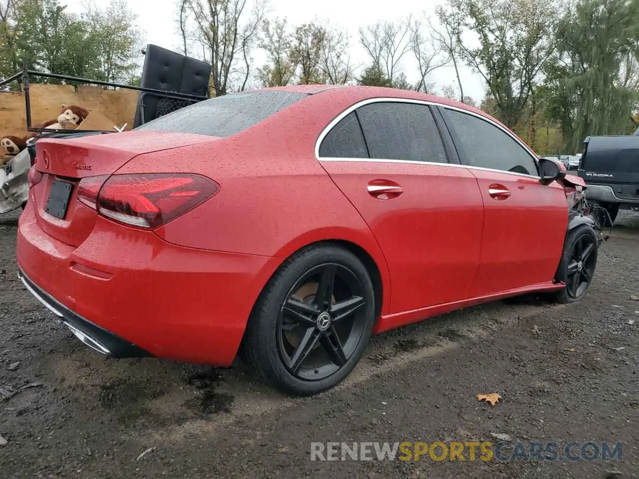 3 fotografías del automóvil dañado W1K3G4FB7LW047218 MERCEDES-BENZ A-CLASS 2020