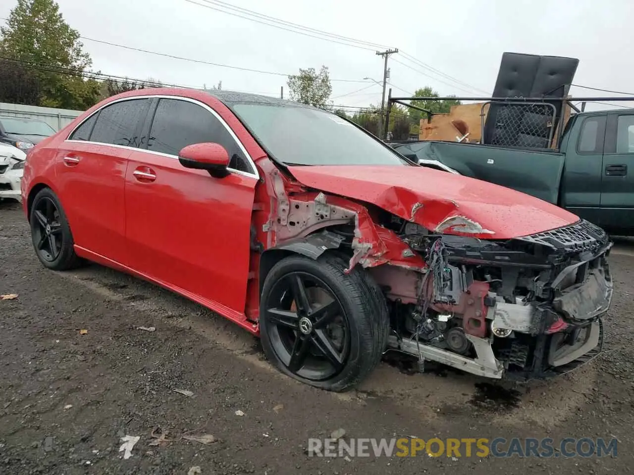 4 fotografías del automóvil dañado W1K3G4FB7LW047218 MERCEDES-BENZ A-CLASS 2020