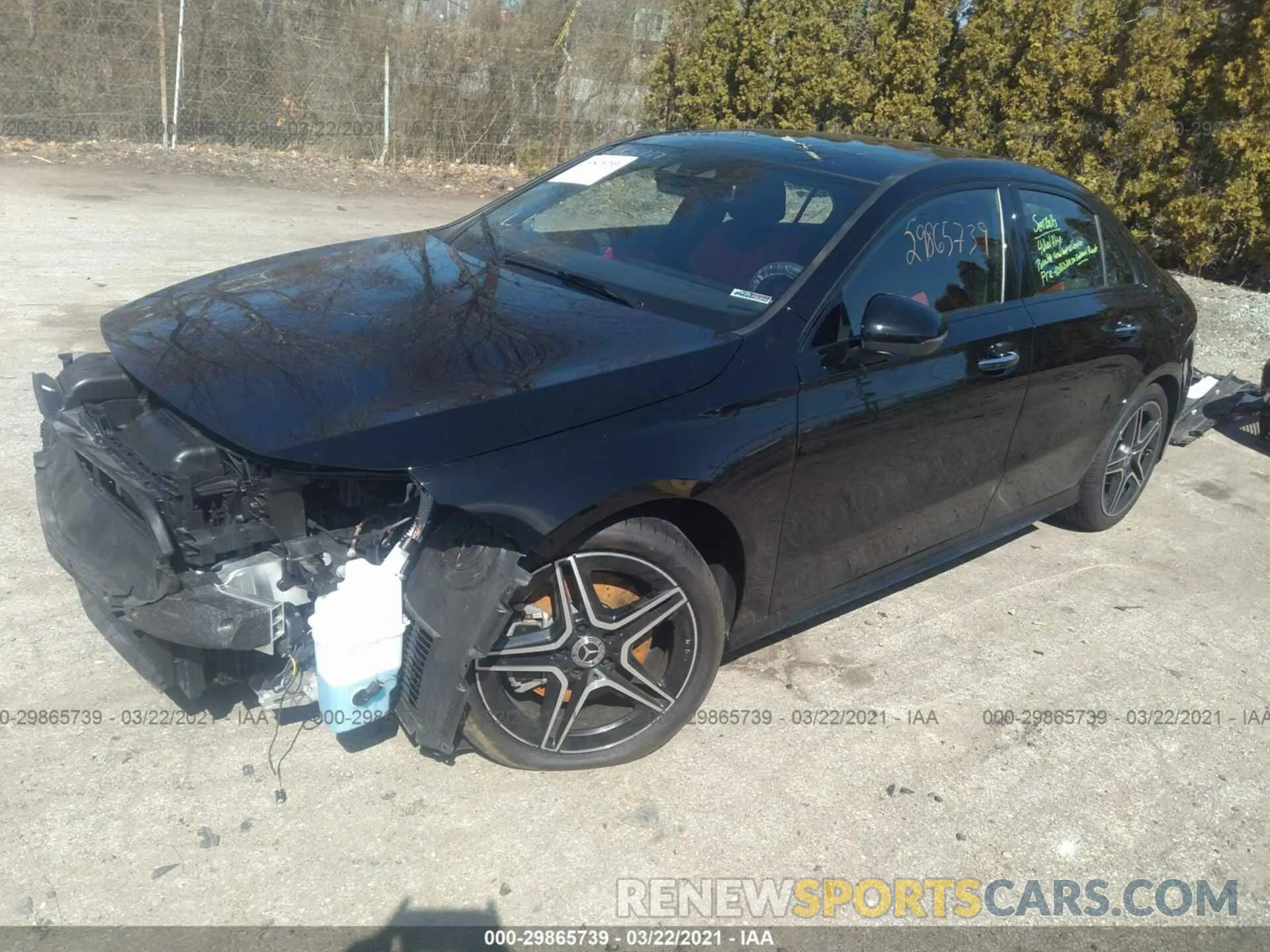 2 fotografías del automóvil dañado W1K3G4FB8LJ236795 MERCEDES-BENZ A-CLASS 2020