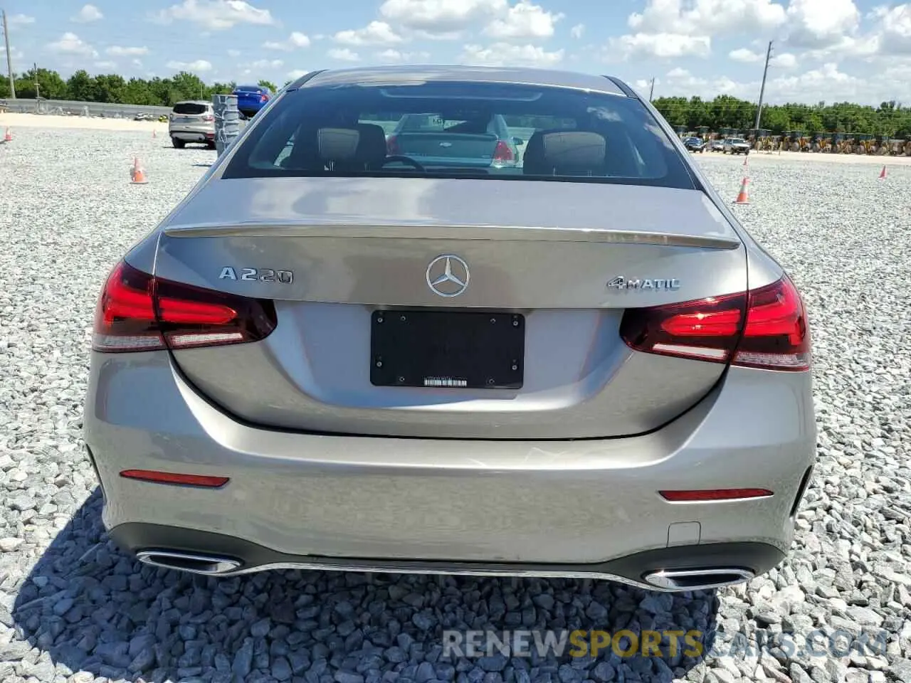 6 fotografías del automóvil dañado W1K3G4FBXLW047441 MERCEDES-BENZ A-CLASS 2020