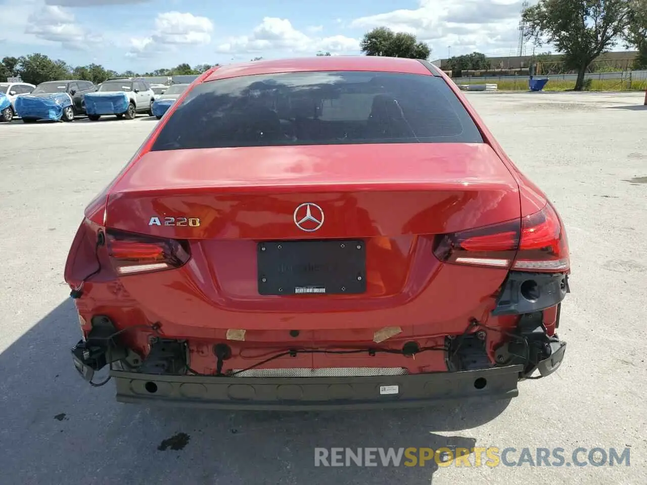 6 fotografías del automóvil dañado WDD3G4EBXLW038675 MERCEDES-BENZ A-CLASS 2020