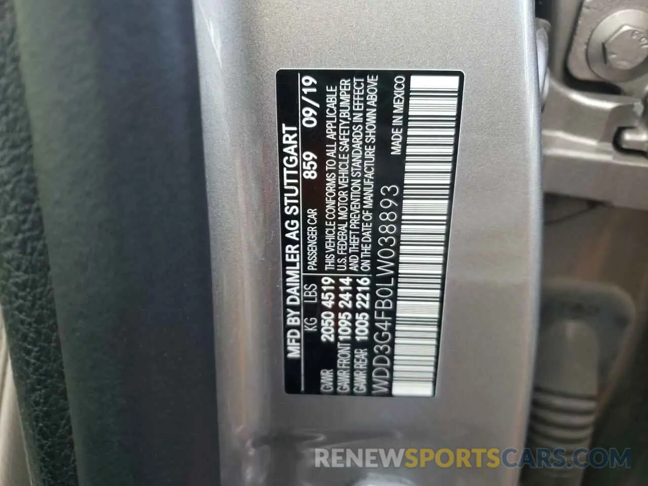 12 fotografías del automóvil dañado WDD3G4FB0LW038893 MERCEDES-BENZ A-CLASS 2020