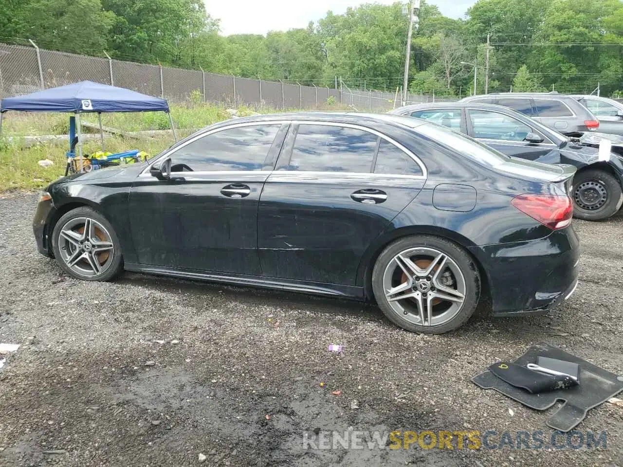 2 fotografías del automóvil dañado WDD3G4FB7LW039572 MERCEDES-BENZ A-CLASS 2020