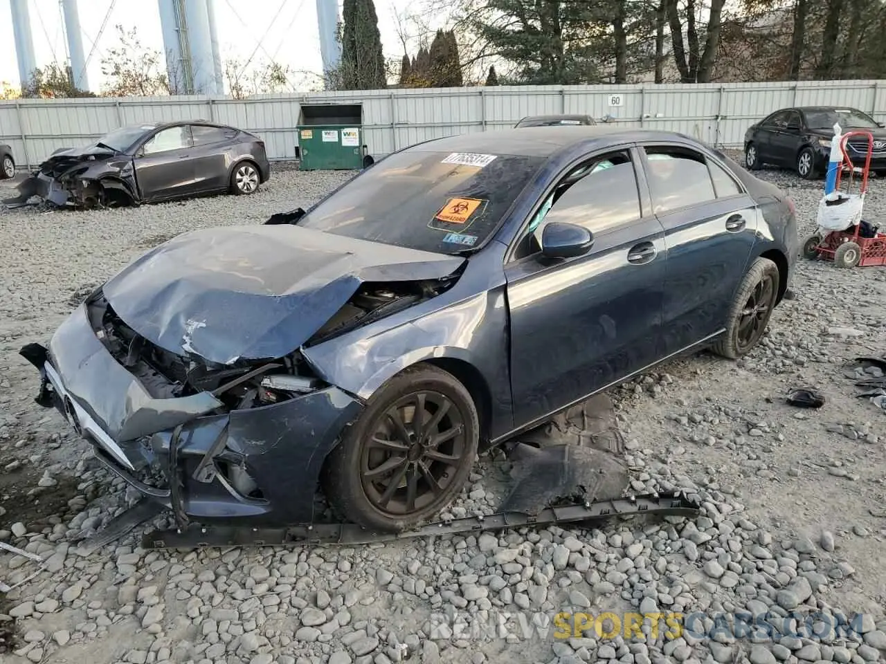 1 fotografías del automóvil dañado W1K3G4EB0MJ262181 MERCEDES-BENZ A-CLASS 2021
