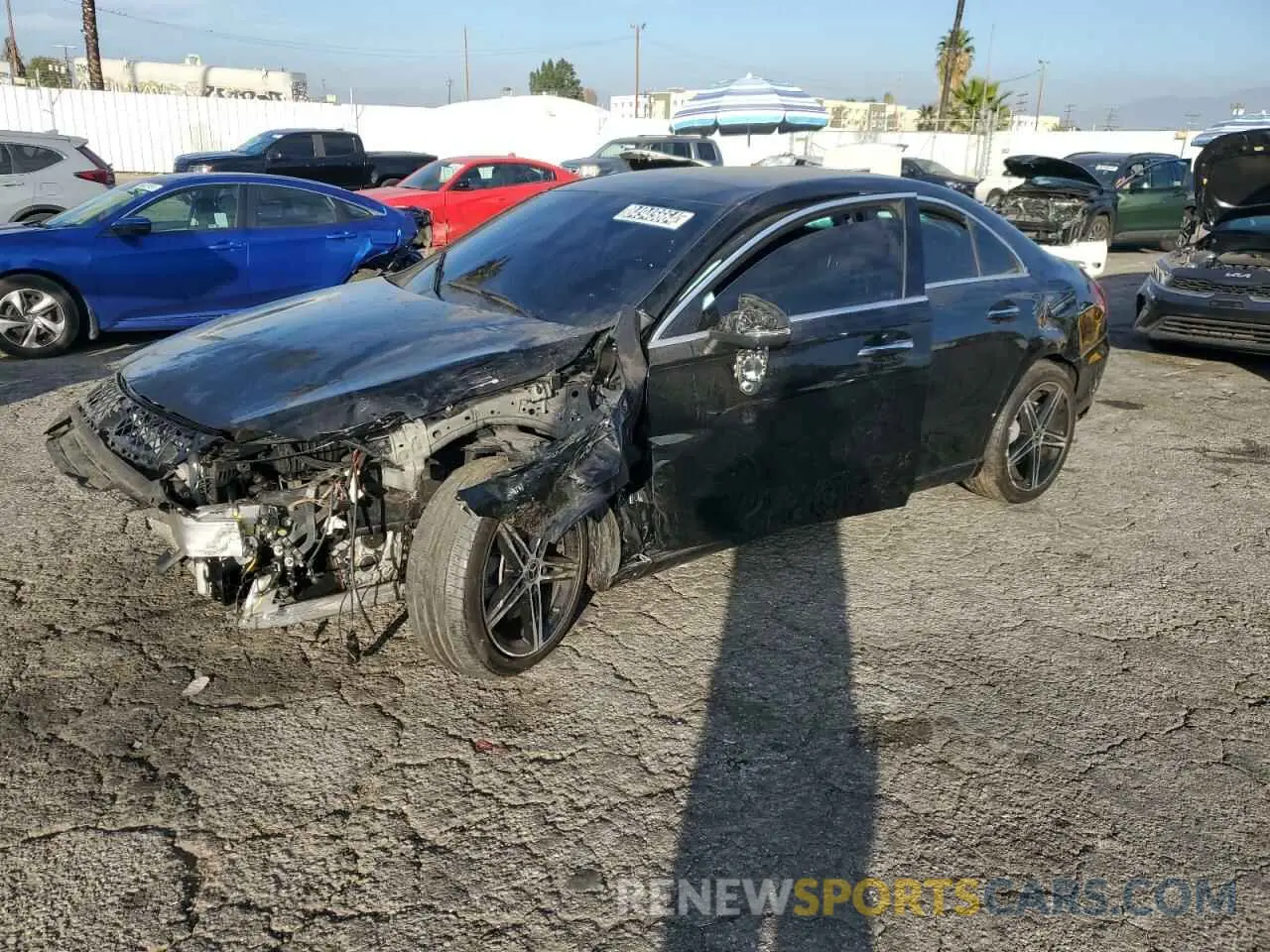 1 fotografías del automóvil dañado W1K3G4EB0MJ297691 MERCEDES-BENZ A-CLASS 2021