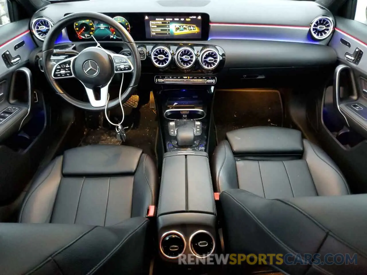 8 fotografías del automóvil dañado W1K3G4EB1MJ290281 MERCEDES-BENZ A-CLASS 2021