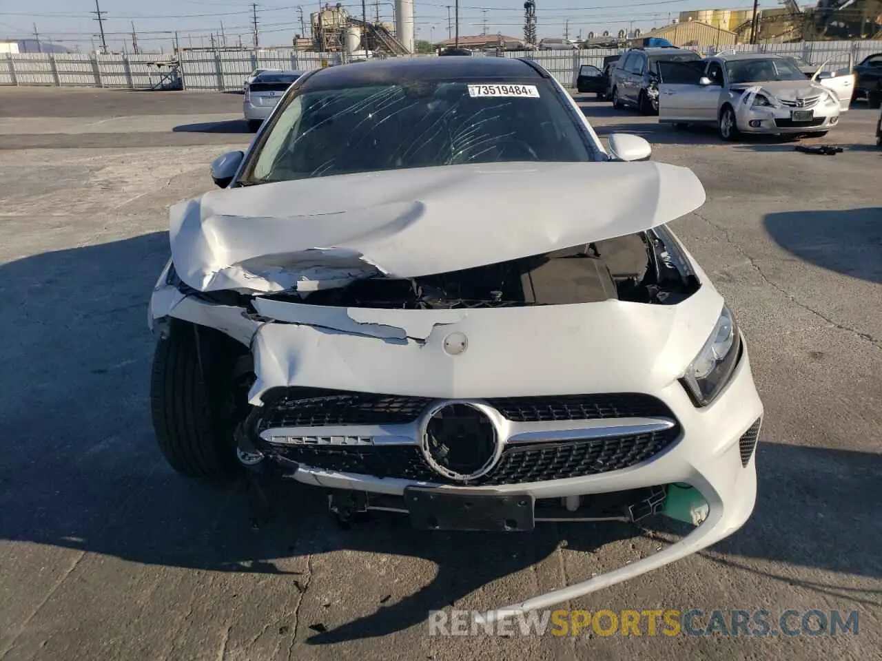5 fotografías del automóvil dañado W1K3G4EB6MJ304563 MERCEDES-BENZ A-CLASS 2021