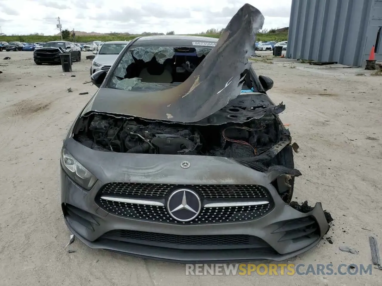 5 fotografías del automóvil dañado W1K3G4EB9MJ259540 MERCEDES-BENZ A-CLASS 2021
