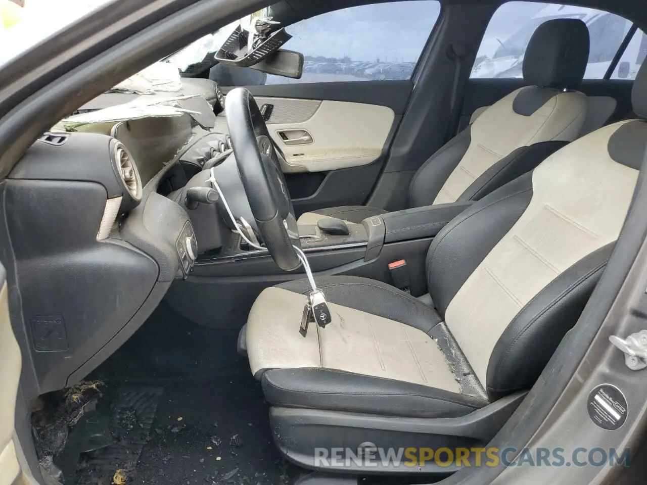 7 fotografías del automóvil dañado W1K3G4EB9MJ259540 MERCEDES-BENZ A-CLASS 2021