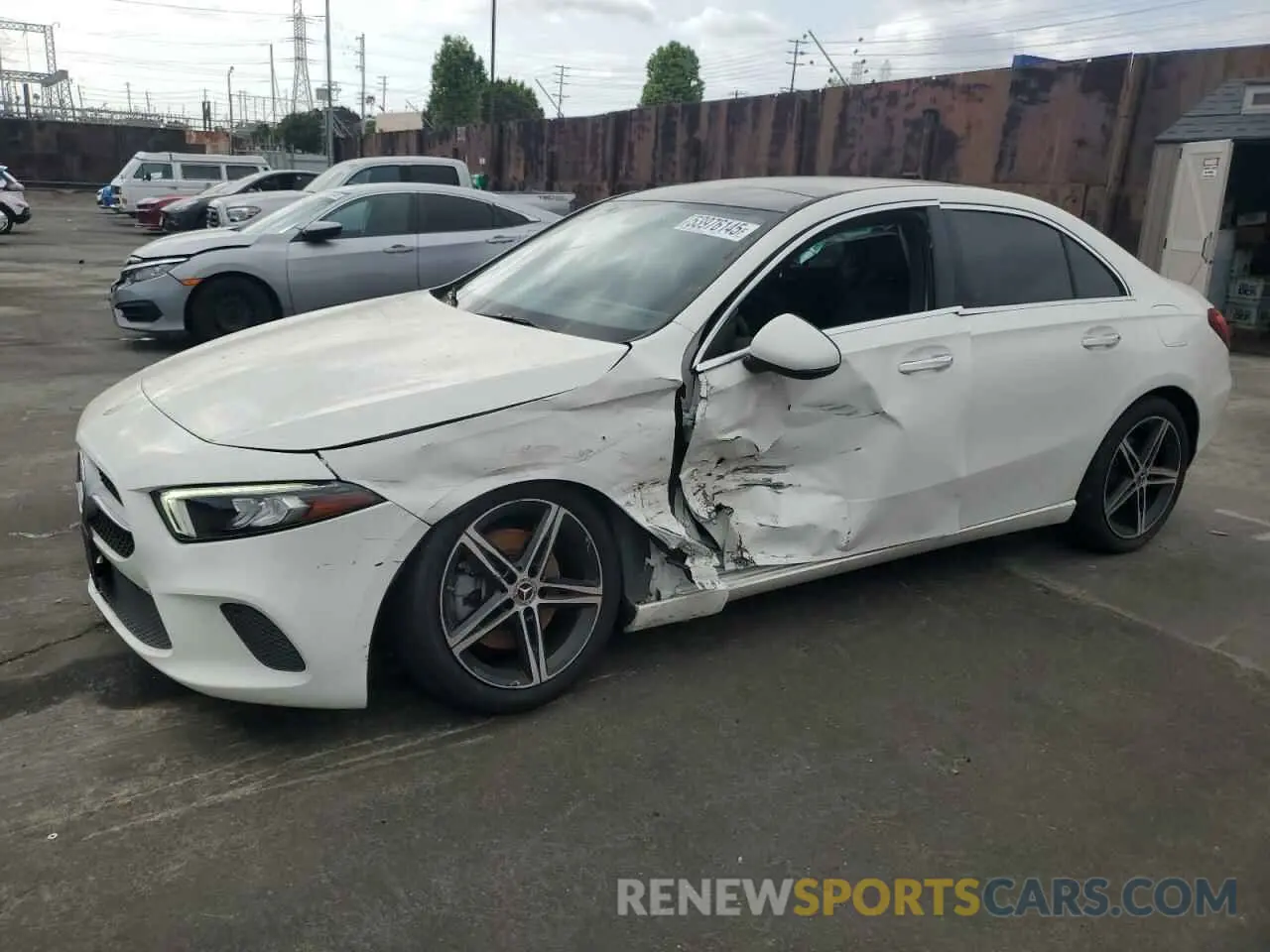 1 fotografías del automóvil dañado W1K3G4EB9MJ316934 MERCEDES-BENZ A-CLASS 2021