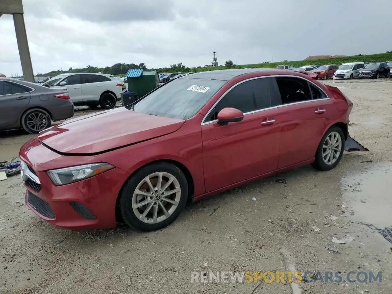 1 fotografías del automóvil dañado W1K3G4EBXMJ261555 MERCEDES-BENZ A-CLASS 2021