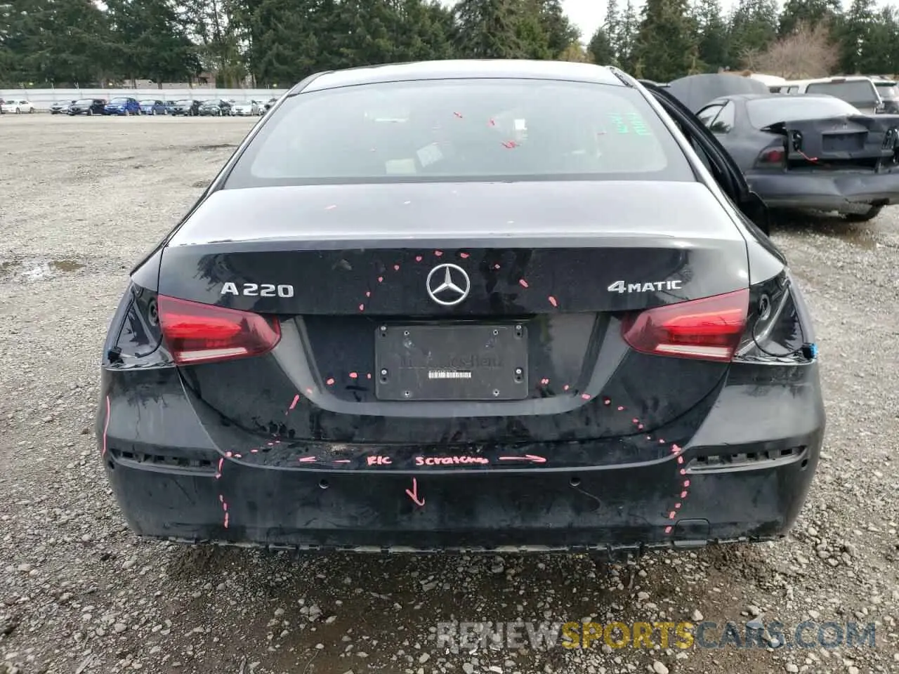 6 fotografías del automóvil dañado W1K3G4FB2MJ291700 MERCEDES-BENZ A-CLASS 2021