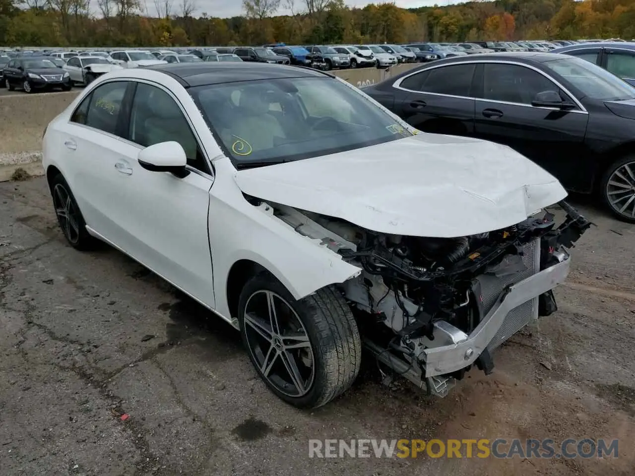 1 fotografías del automóvil dañado W1K3G4FBXMJ285482 MERCEDES-BENZ A-CLASS 2021