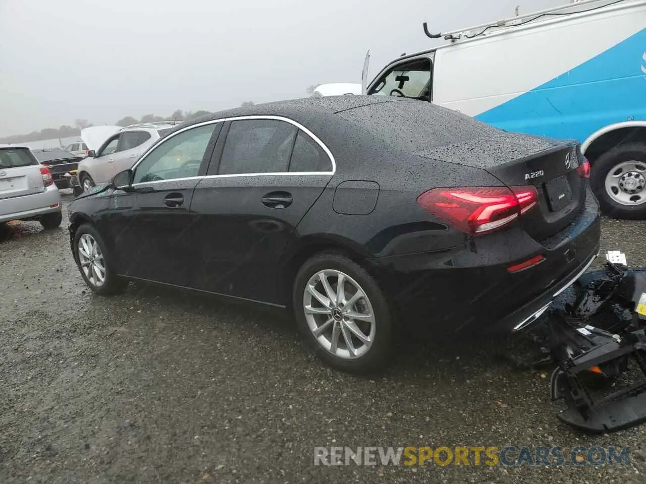 2 fotografías del automóvil dañado W1K3G4EB9NJ331533 MERCEDES-BENZ A-CLASS 2022