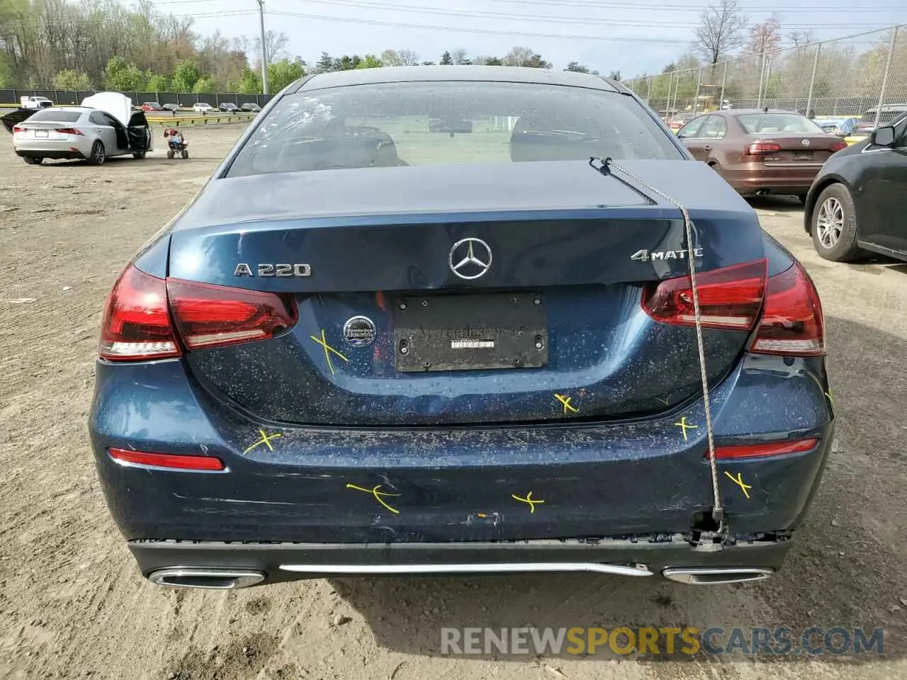 6 fotografías del automóvil dañado W1K3G4FBXNJ369674 MERCEDES-BENZ A-CLASS 2022