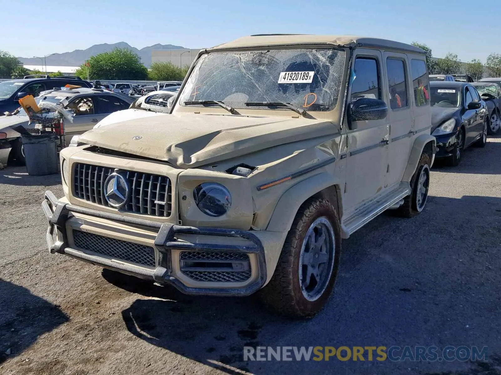 2 fotografías del automóvil dañado WDCYC7HJ7KX320209 MERCEDES-BENZ AMG 2019