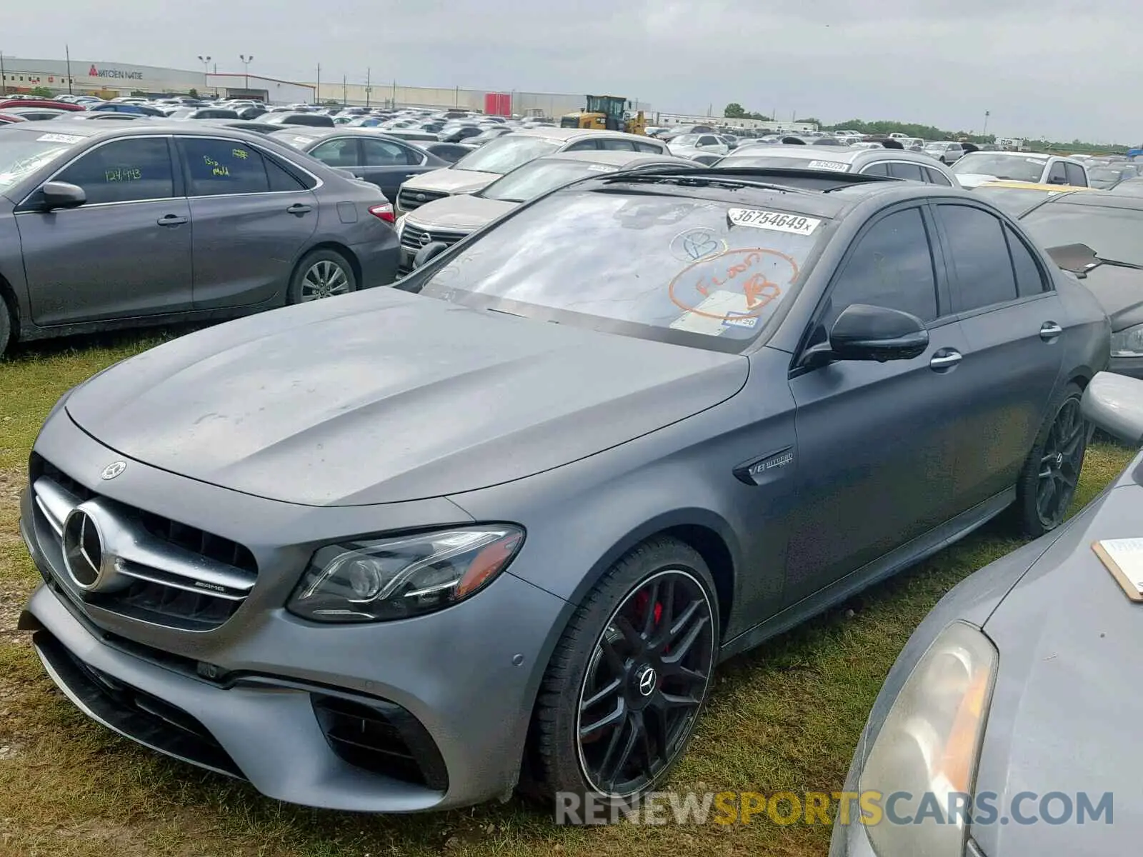 2 fotografías del automóvil dañado WDDZF8KB7KA570440 MERCEDES-BENZ AMG 2019