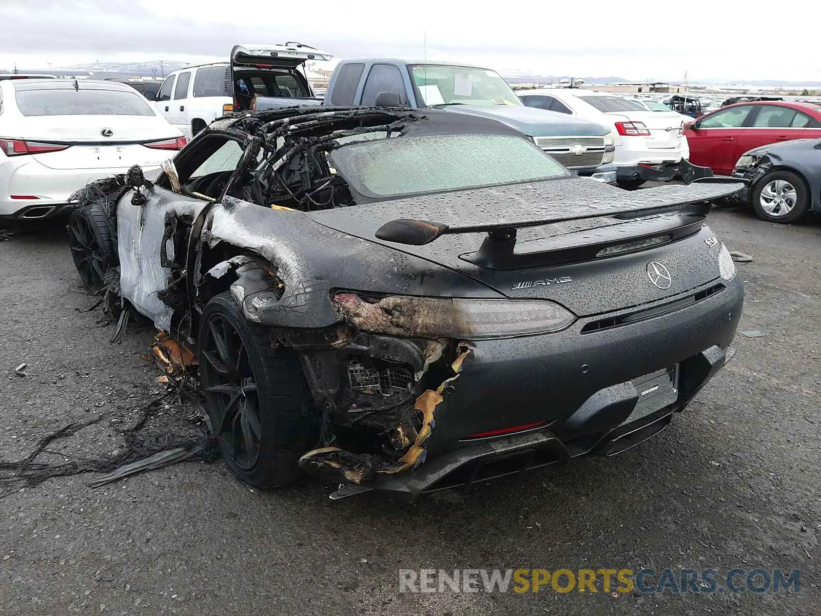 3 fotografías del automóvil dañado W1KYK7KA2LA029239 MERCEDES-BENZ AMG 2020