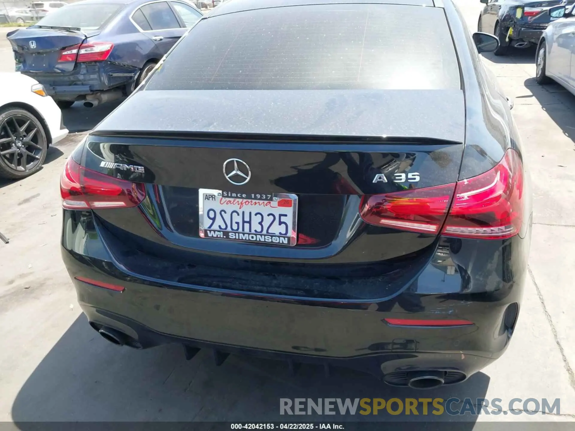 17 fotografías del automóvil dañado W1K3G5BB1MJ293241 MERCEDES-BENZ AMG A 35 2021