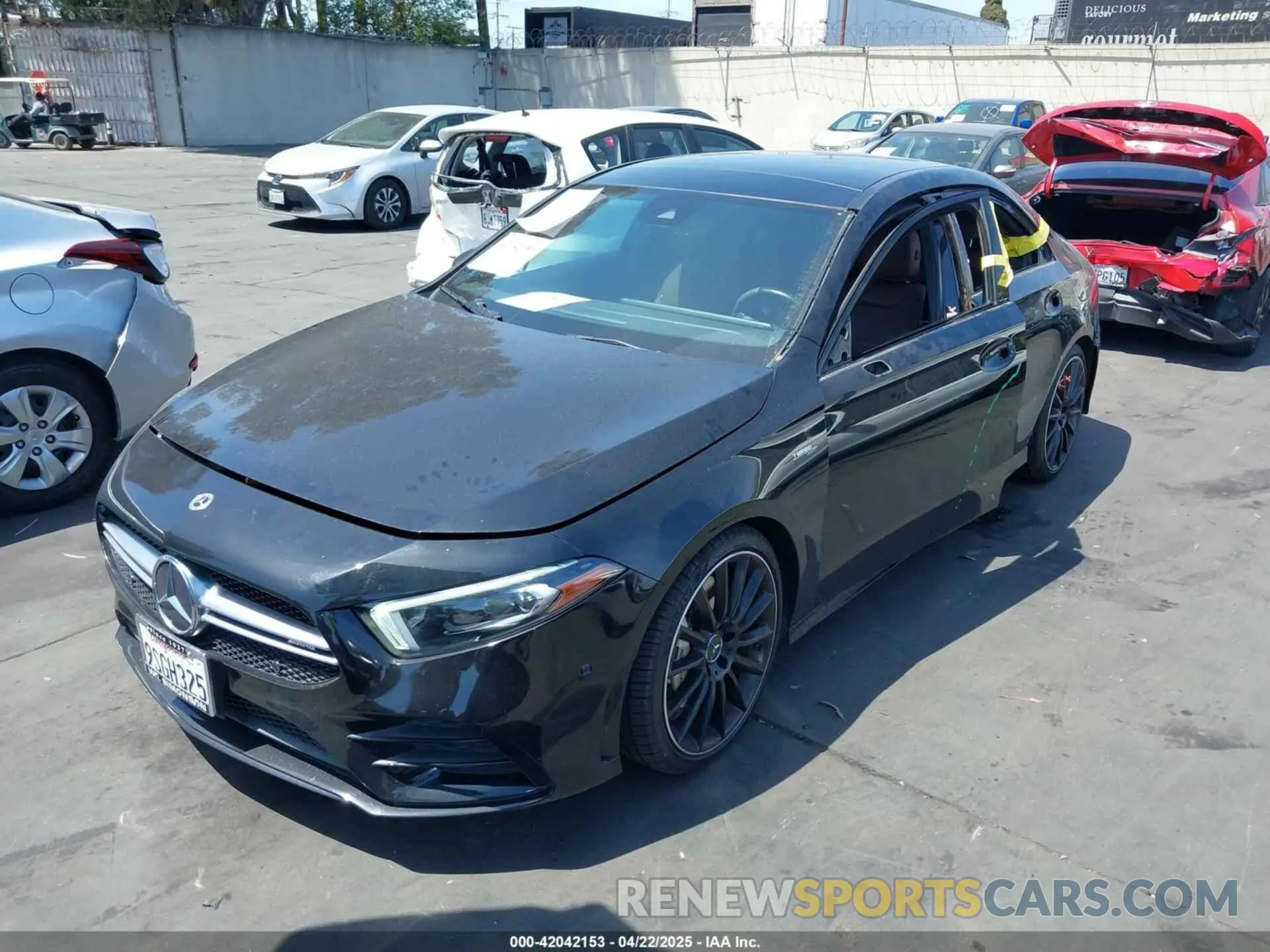 2 fotografías del automóvil dañado W1K3G5BB1MJ293241 MERCEDES-BENZ AMG A 35 2021