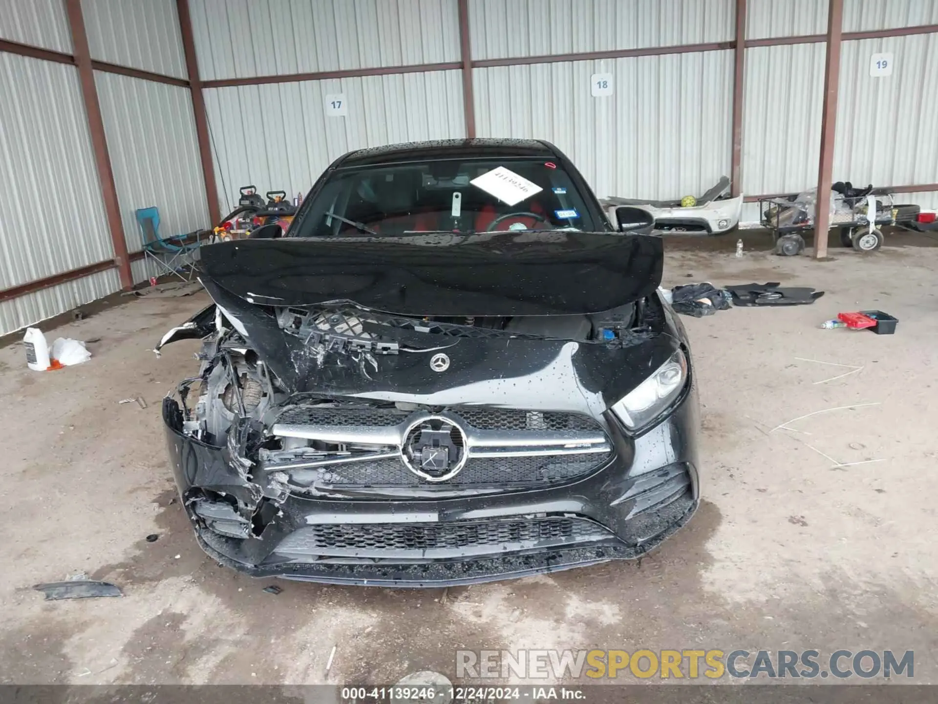 13 fotografías del automóvil dañado W1K3G5BB5MJ281061 MERCEDES-BENZ AMG A 35 2021