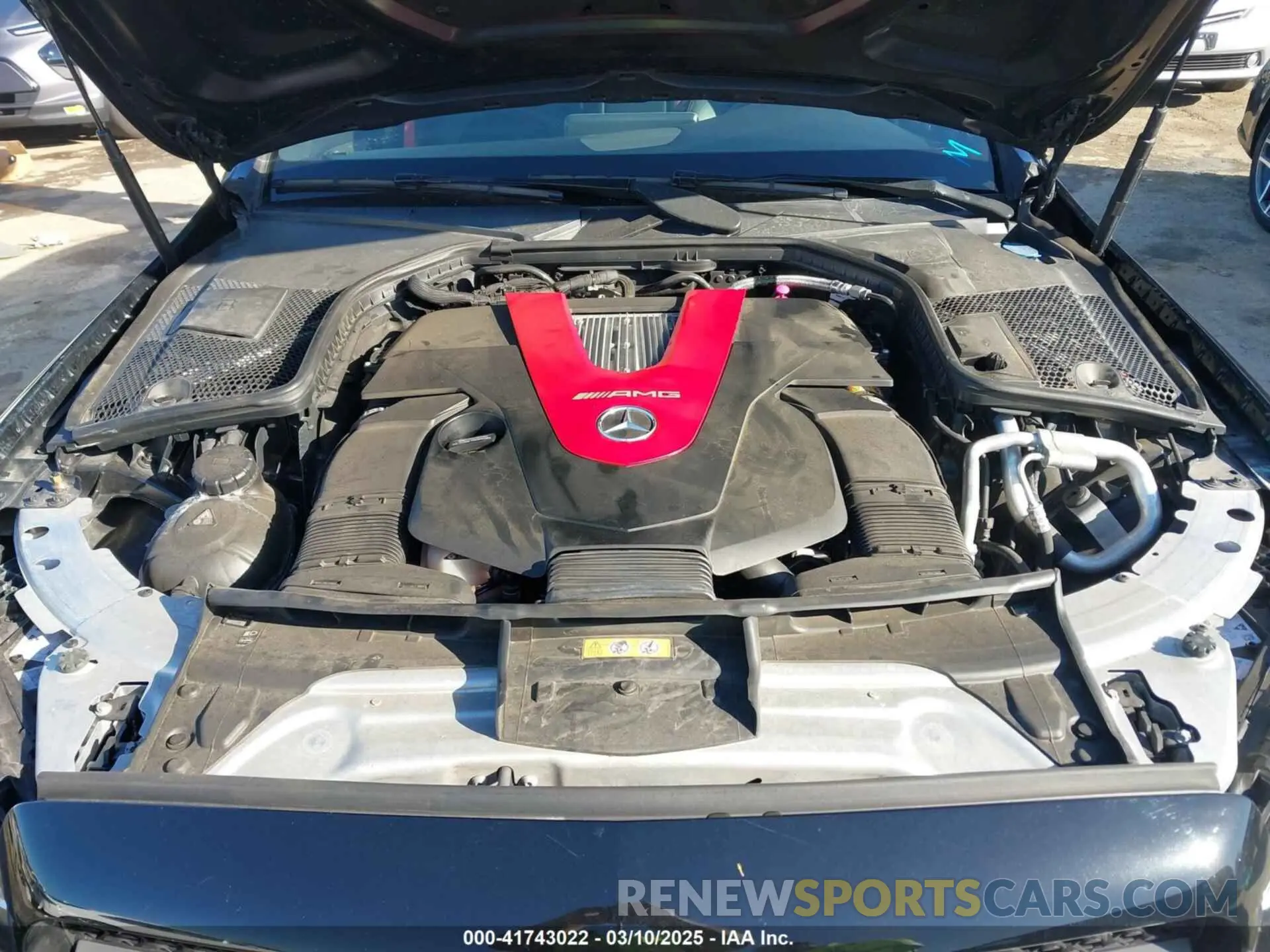 10 fotografías del automóvil dañado 55SWF6EB1KU285008 MERCEDES-BENZ AMG C 43 2019