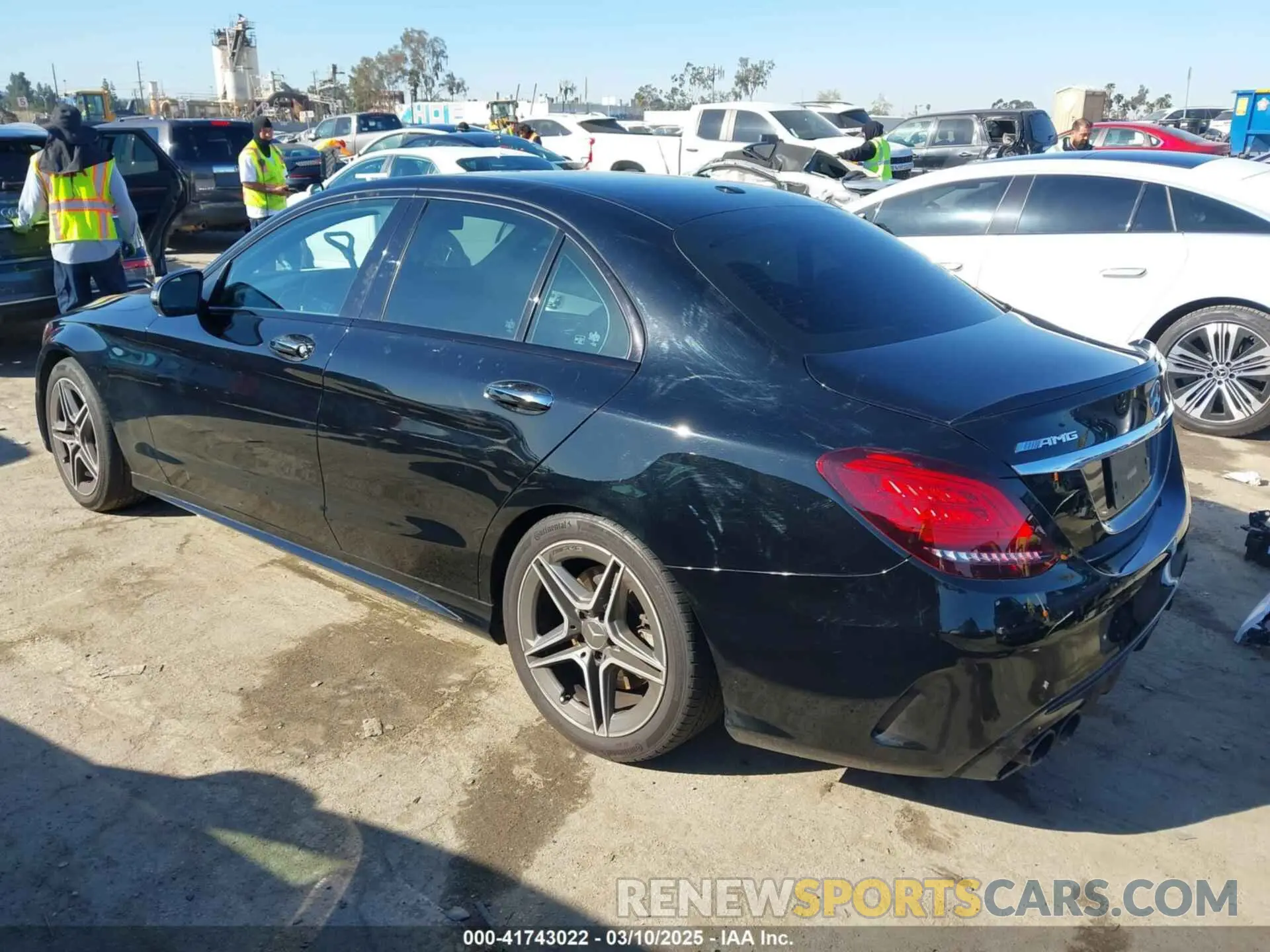 3 fotografías del automóvil dañado 55SWF6EB1KU285008 MERCEDES-BENZ AMG C 43 2019