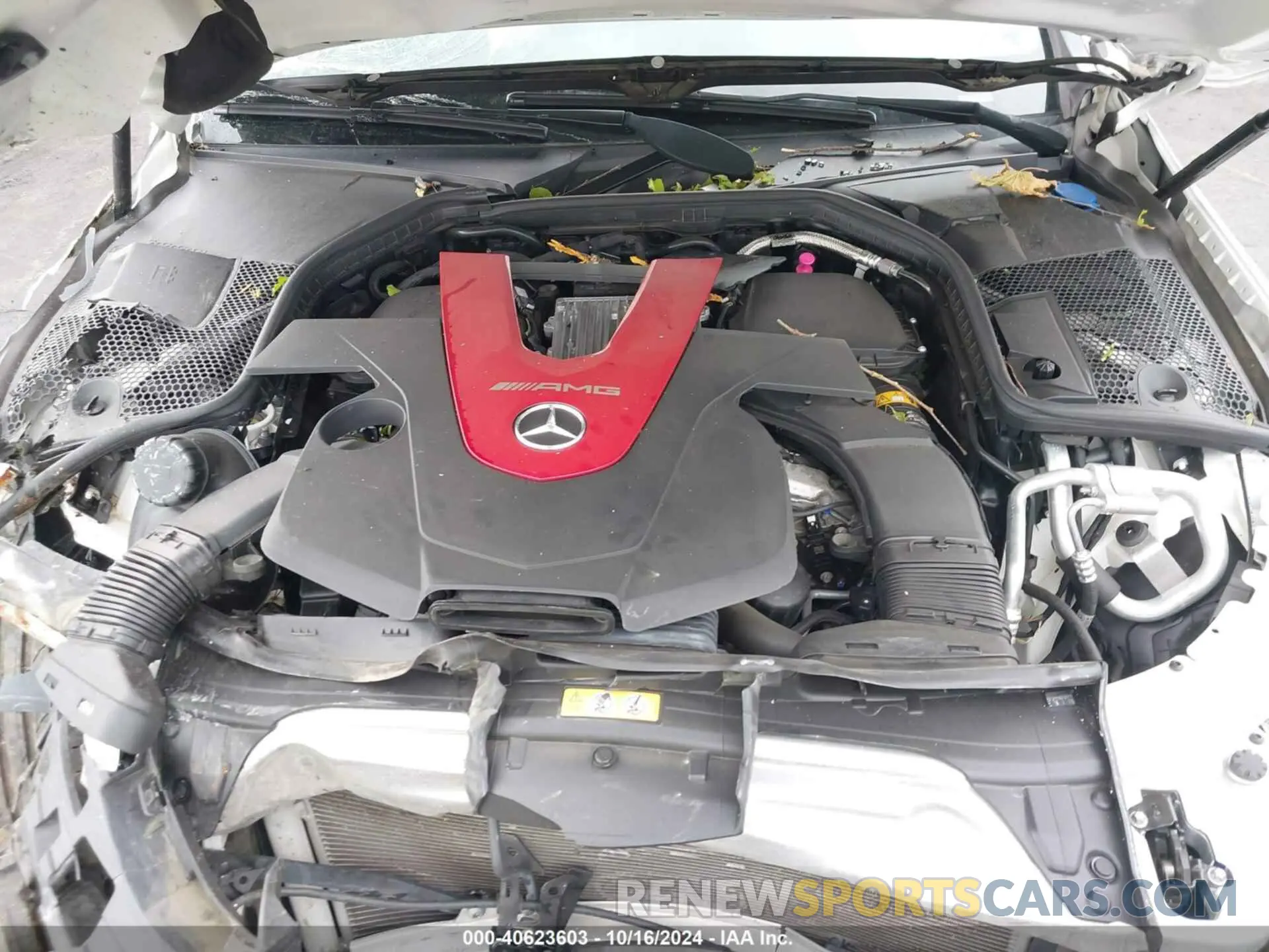 10 fotografías del automóvil dañado 55SWF6EB5KU284539 MERCEDES-BENZ AMG C 43 2019