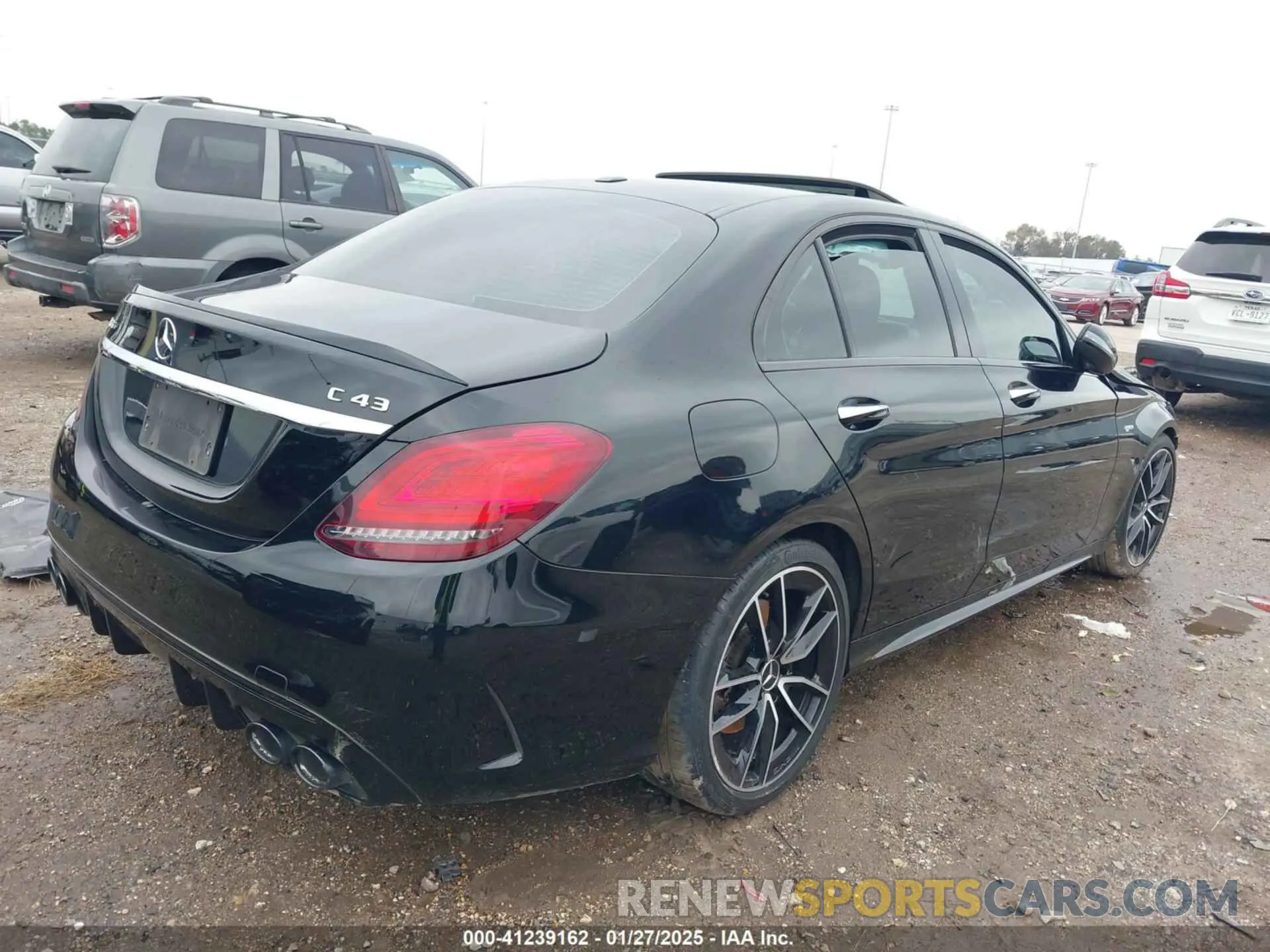 4 fotografías del automóvil dañado 55SWF6EB5KU287991 MERCEDES-BENZ AMG C 43 2019