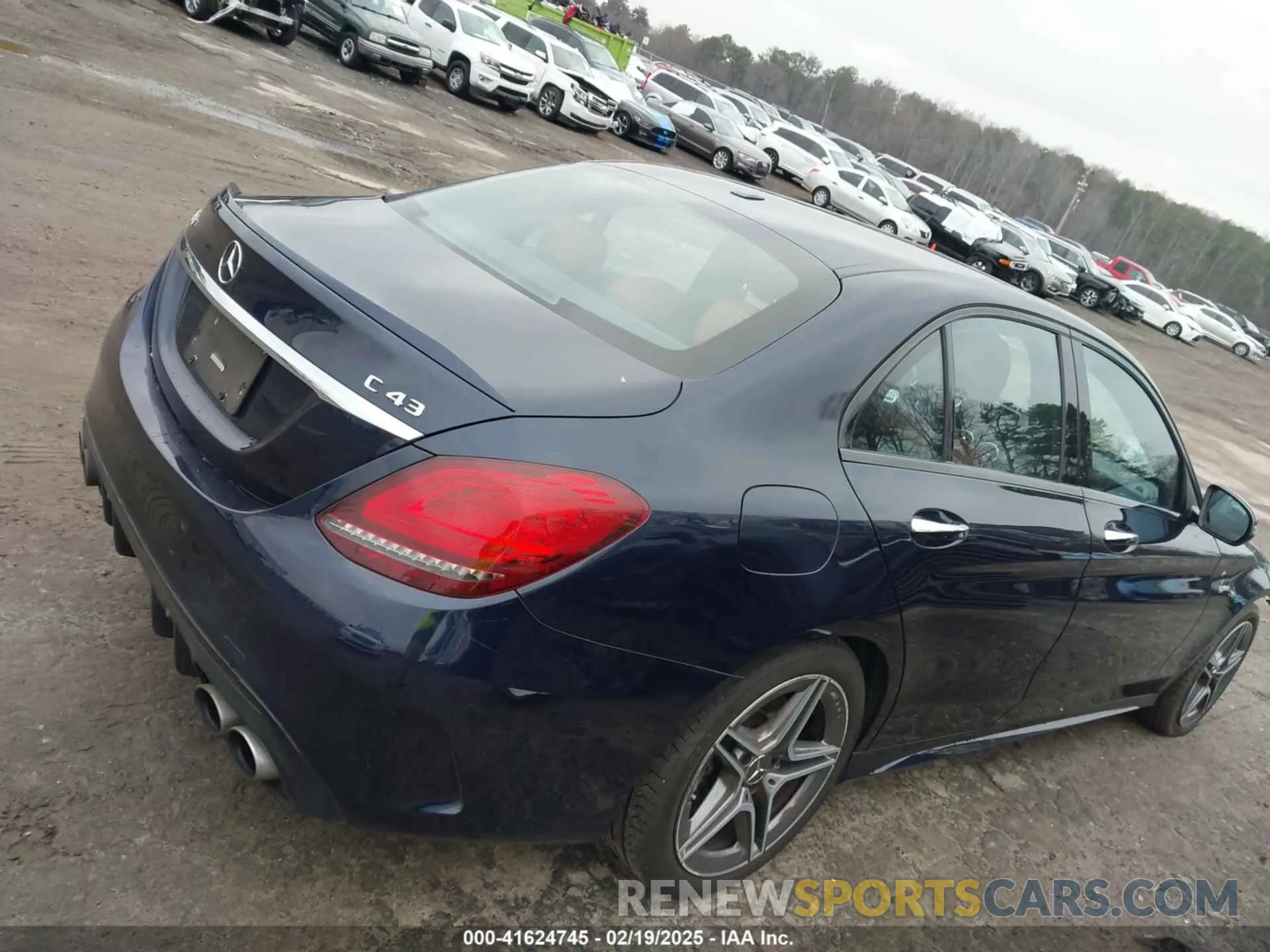4 fotografías del automóvil dañado 55SWF6EB6KU292794 MERCEDES-BENZ AMG C 43 2019