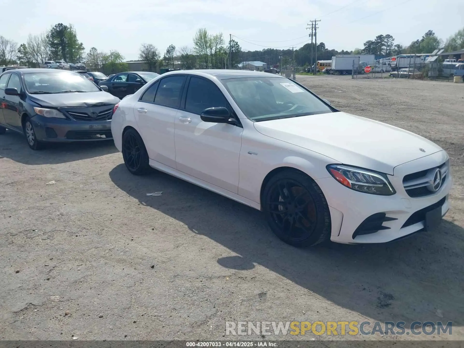 1 fotografías del automóvil dañado 55SWF6EB6KU304488 MERCEDES-BENZ AMG C 43 2019