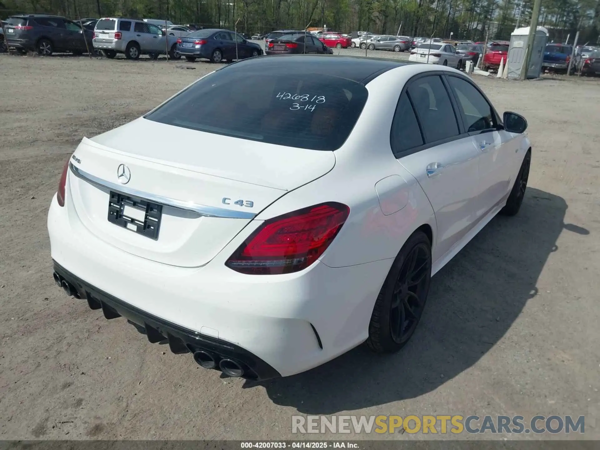 4 fotografías del automóvil dañado 55SWF6EB6KU304488 MERCEDES-BENZ AMG C 43 2019