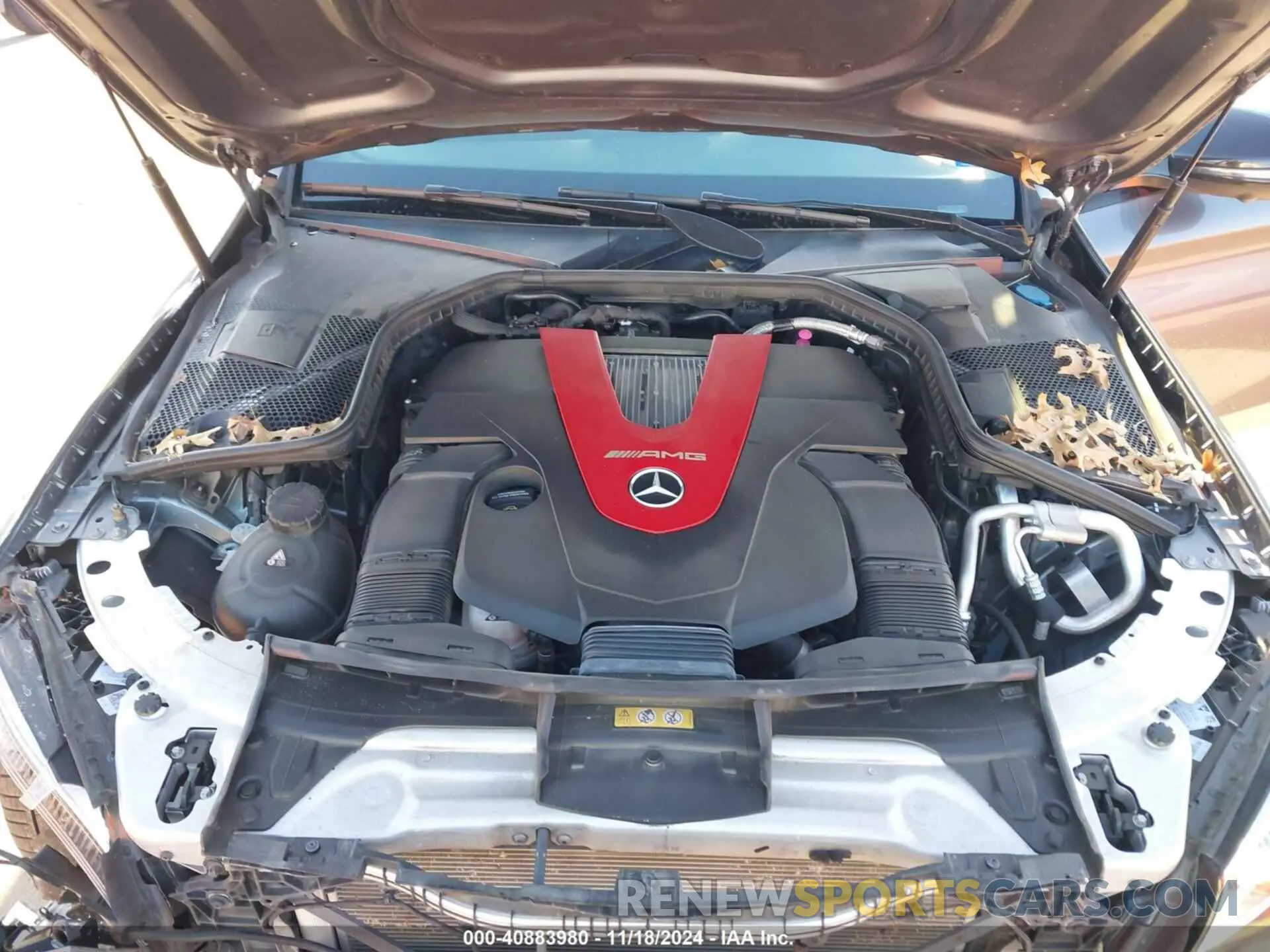 10 fotografías del automóvil dañado 55SWF6EB9KU291073 MERCEDES-BENZ AMG C 43 2019