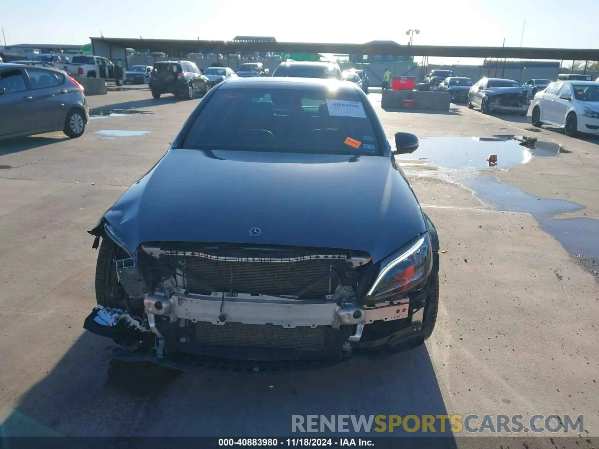 12 fotografías del automóvil dañado 55SWF6EB9KU291073 MERCEDES-BENZ AMG C 43 2019