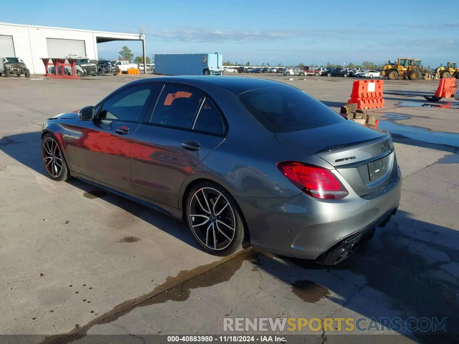 3 fotografías del automóvil dañado 55SWF6EB9KU291073 MERCEDES-BENZ AMG C 43 2019
