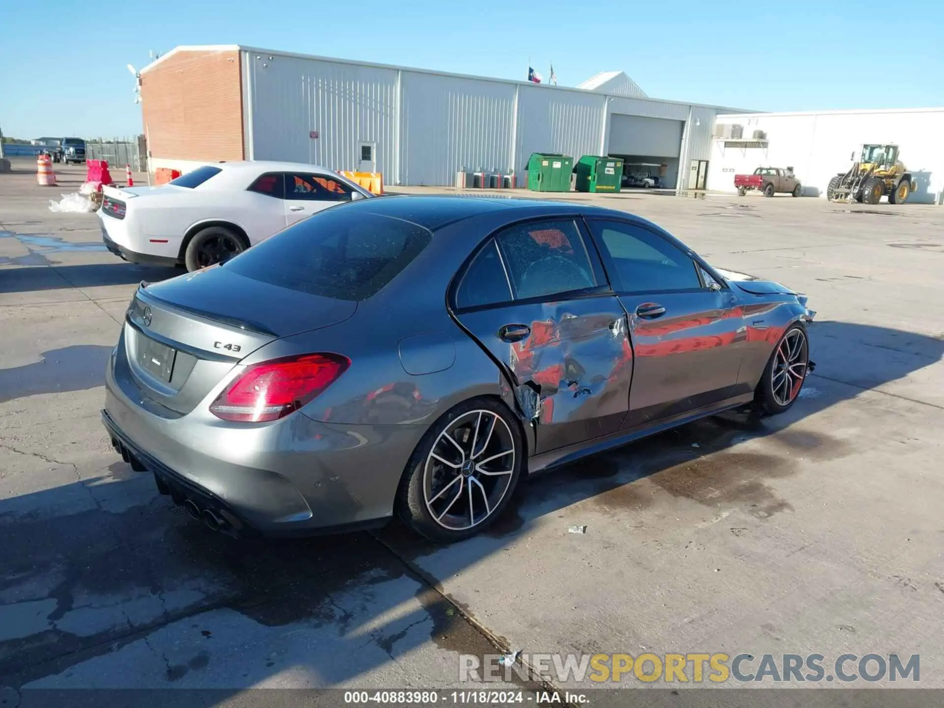 4 fotografías del automóvil dañado 55SWF6EB9KU291073 MERCEDES-BENZ AMG C 43 2019