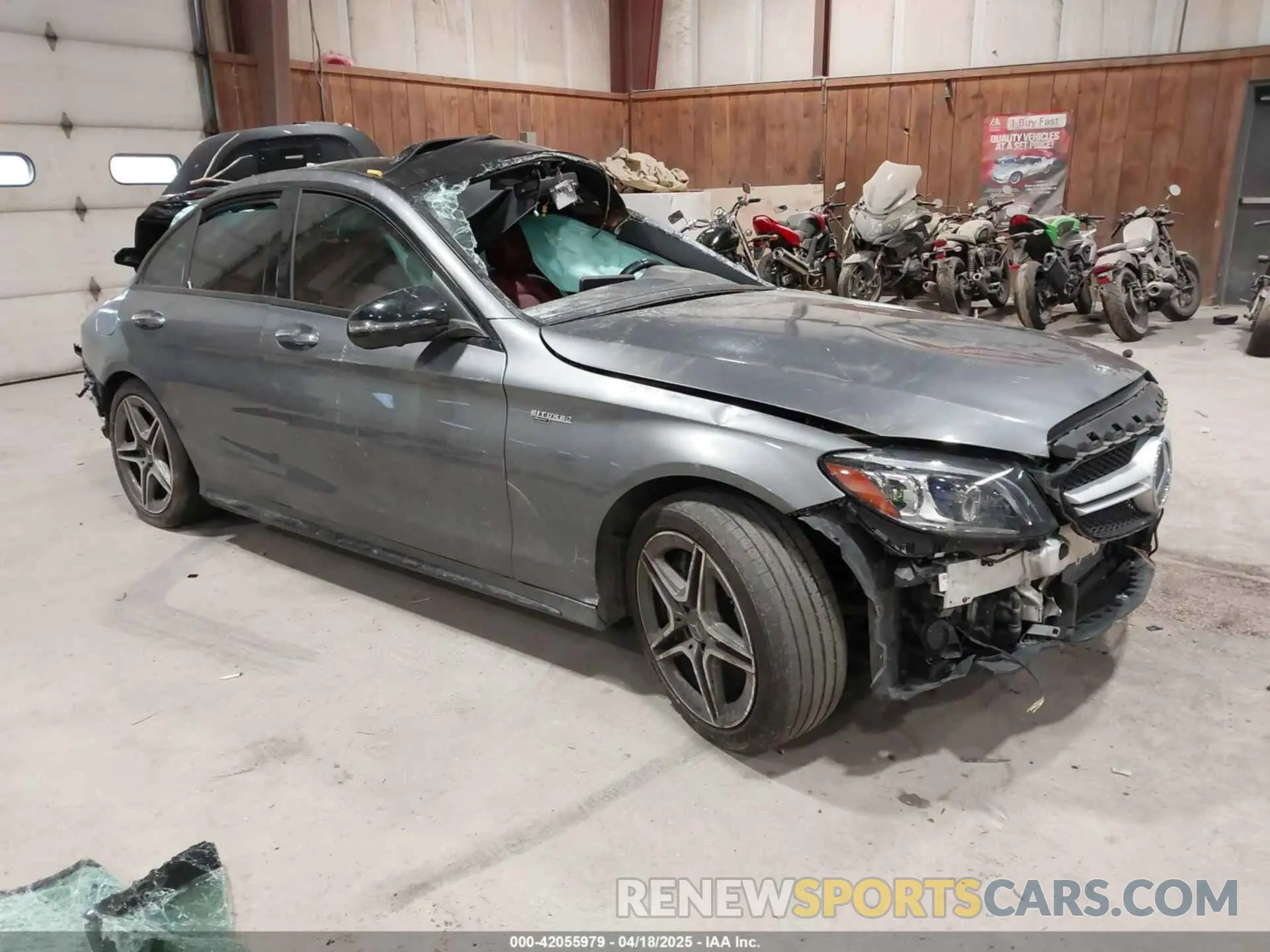1 fotografías del automóvil dañado W1KWF6EB4LR566285 MERCEDES-BENZ AMG C 43 2020