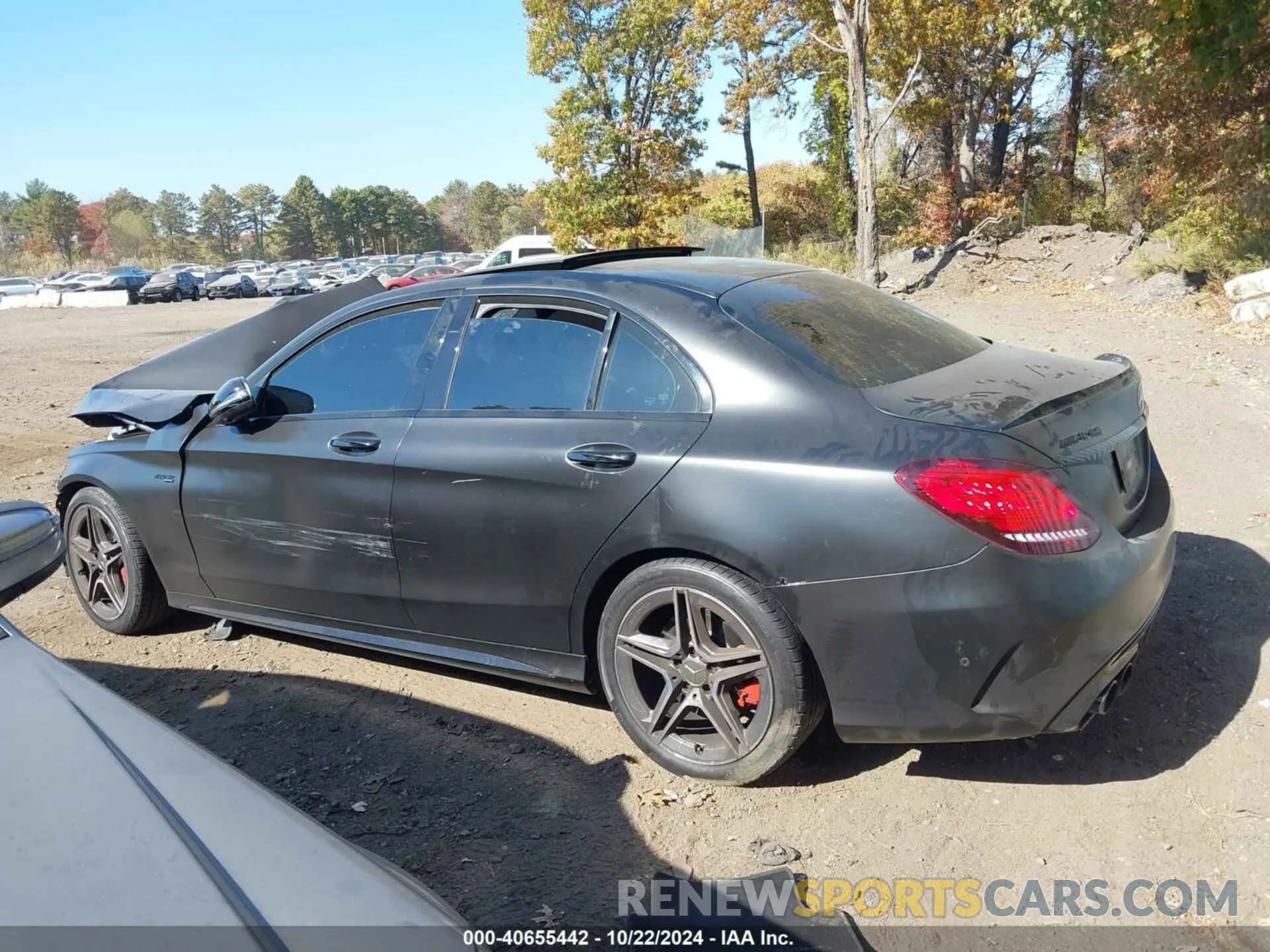 14 fotografías del automóvil dañado W1KWF6EB8LR570307 MERCEDES-BENZ AMG C 43 2020