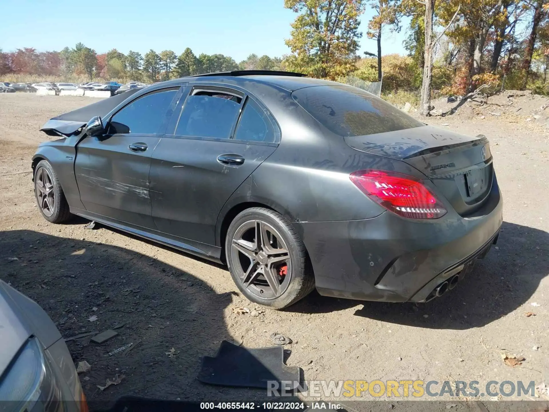 3 fotografías del automóvil dañado W1KWF6EB8LR570307 MERCEDES-BENZ AMG C 43 2020