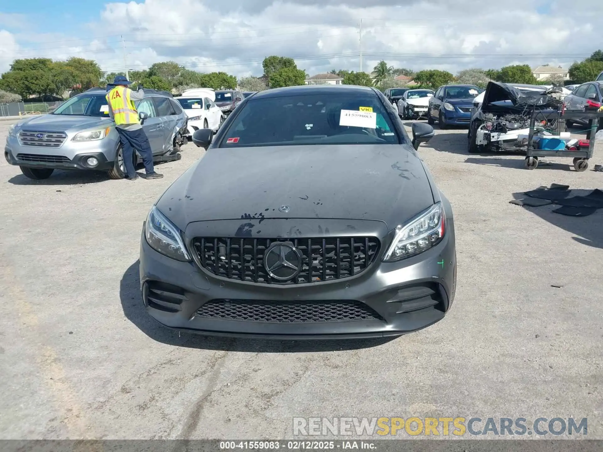 12 fotografías del automóvil dañado WDDWJ6EB2LF972503 MERCEDES-BENZ AMG C 43 2020
