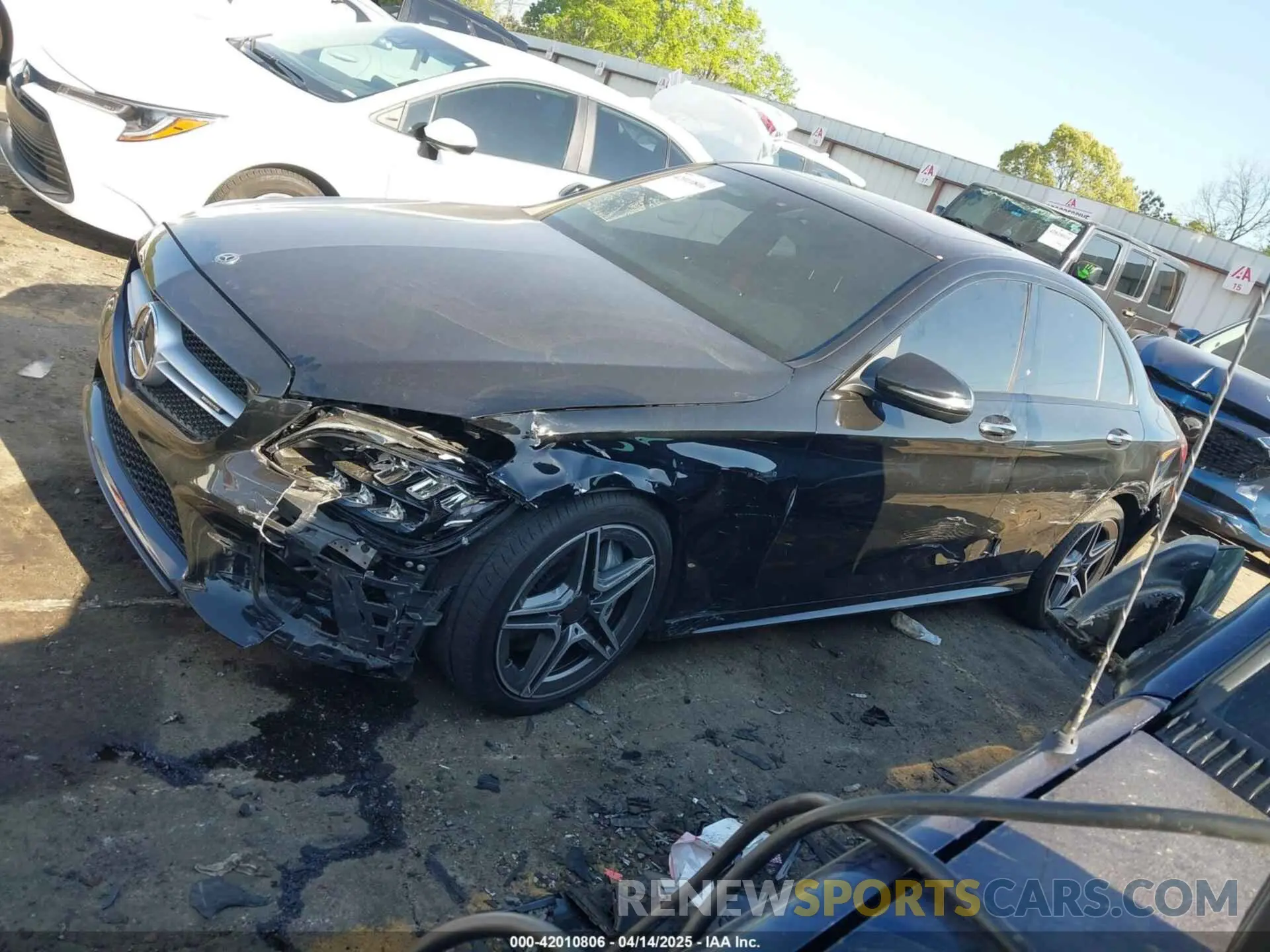 14 fotografías del automóvil dañado W1KWF6EB4MR611985 MERCEDES-BENZ AMG C 43 2021