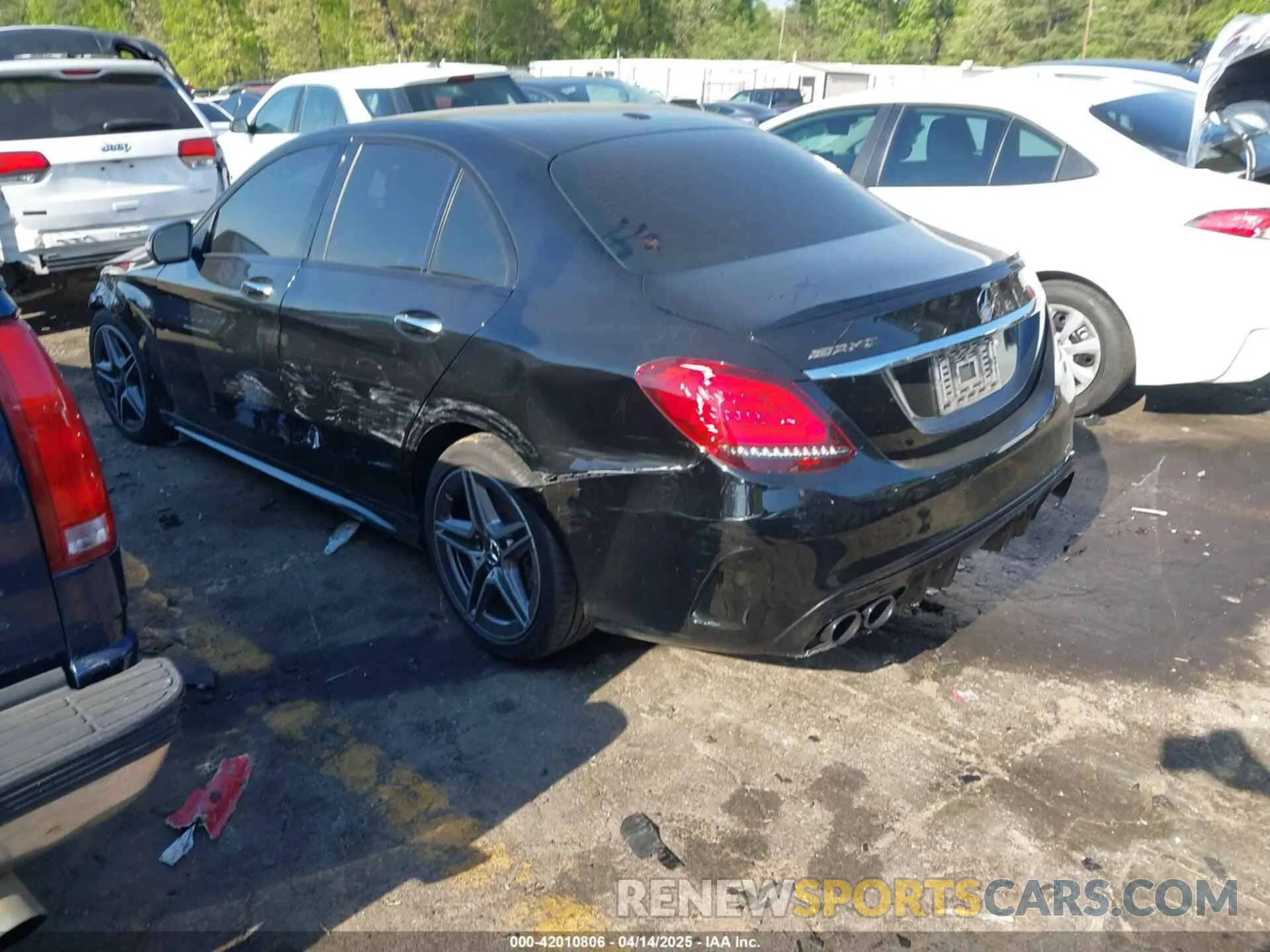 3 fotografías del automóvil dañado W1KWF6EB4MR611985 MERCEDES-BENZ AMG C 43 2021