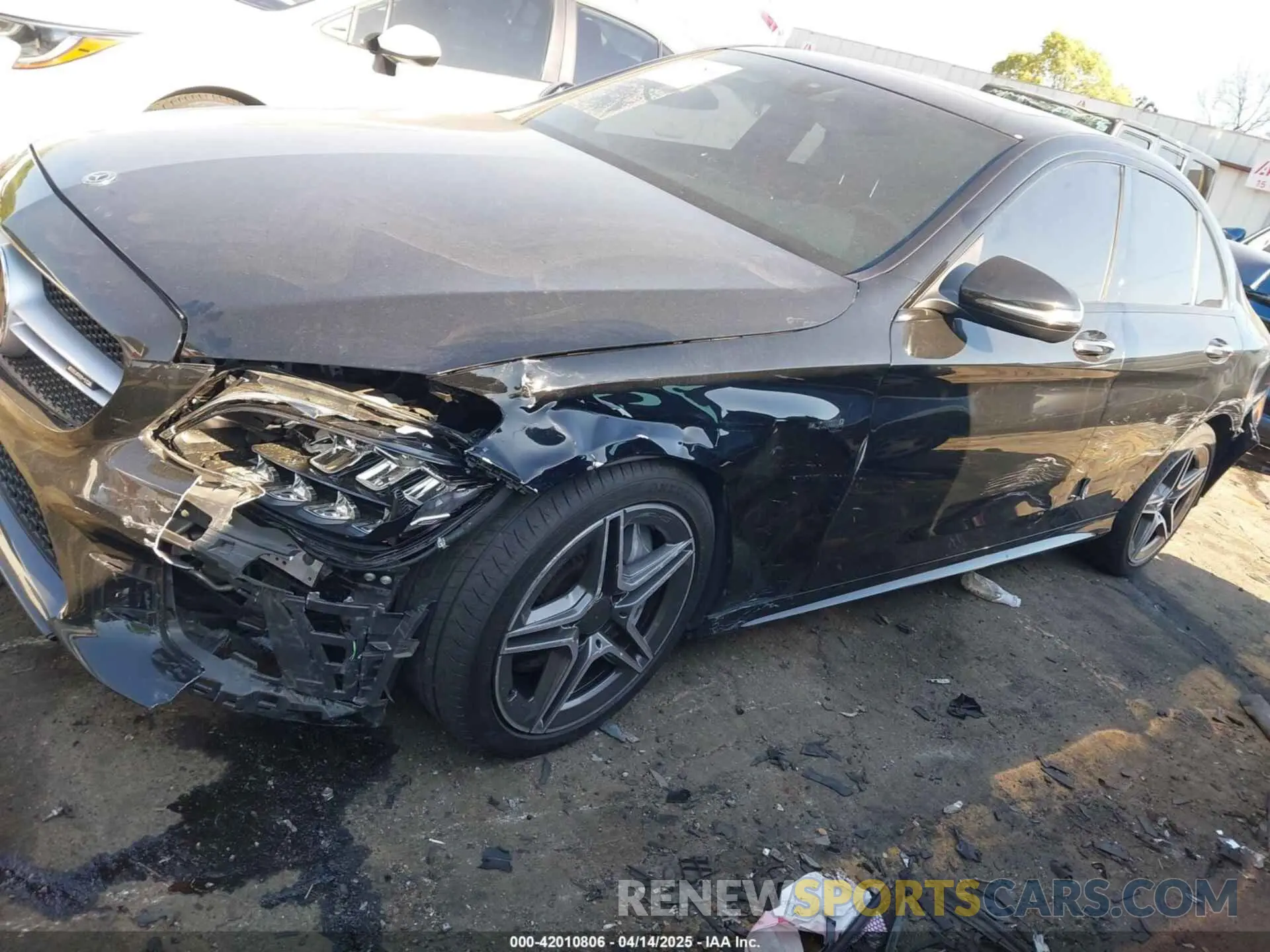 6 fotografías del automóvil dañado W1KWF6EB4MR611985 MERCEDES-BENZ AMG C 43 2021