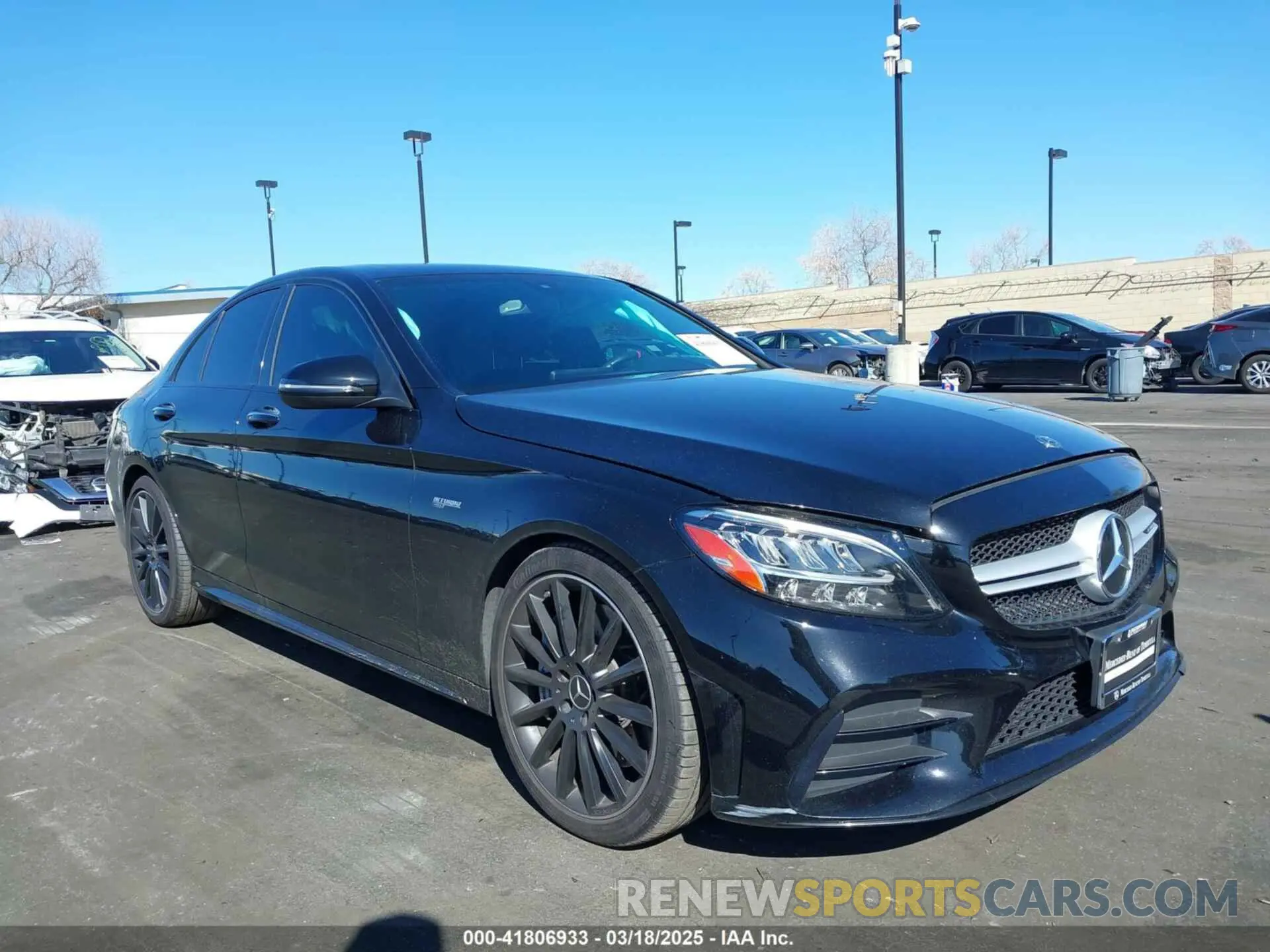 1 fotografías del automóvil dañado W1KWF6EB4MR620959 MERCEDES-BENZ AMG C 43 2021